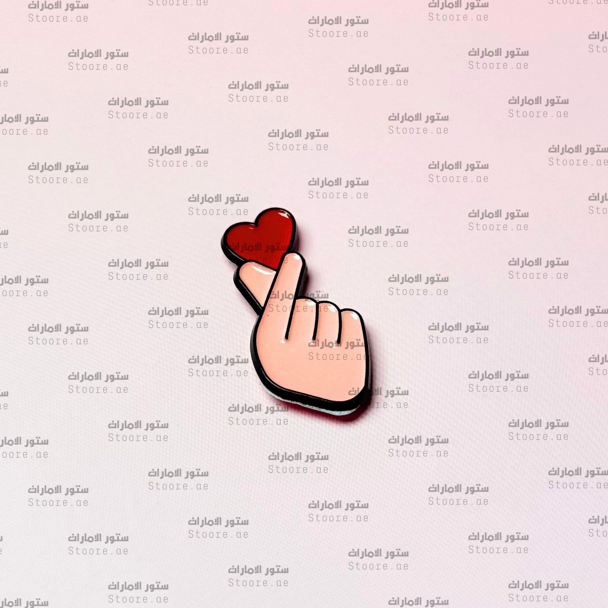 Badge Finger heart - 1