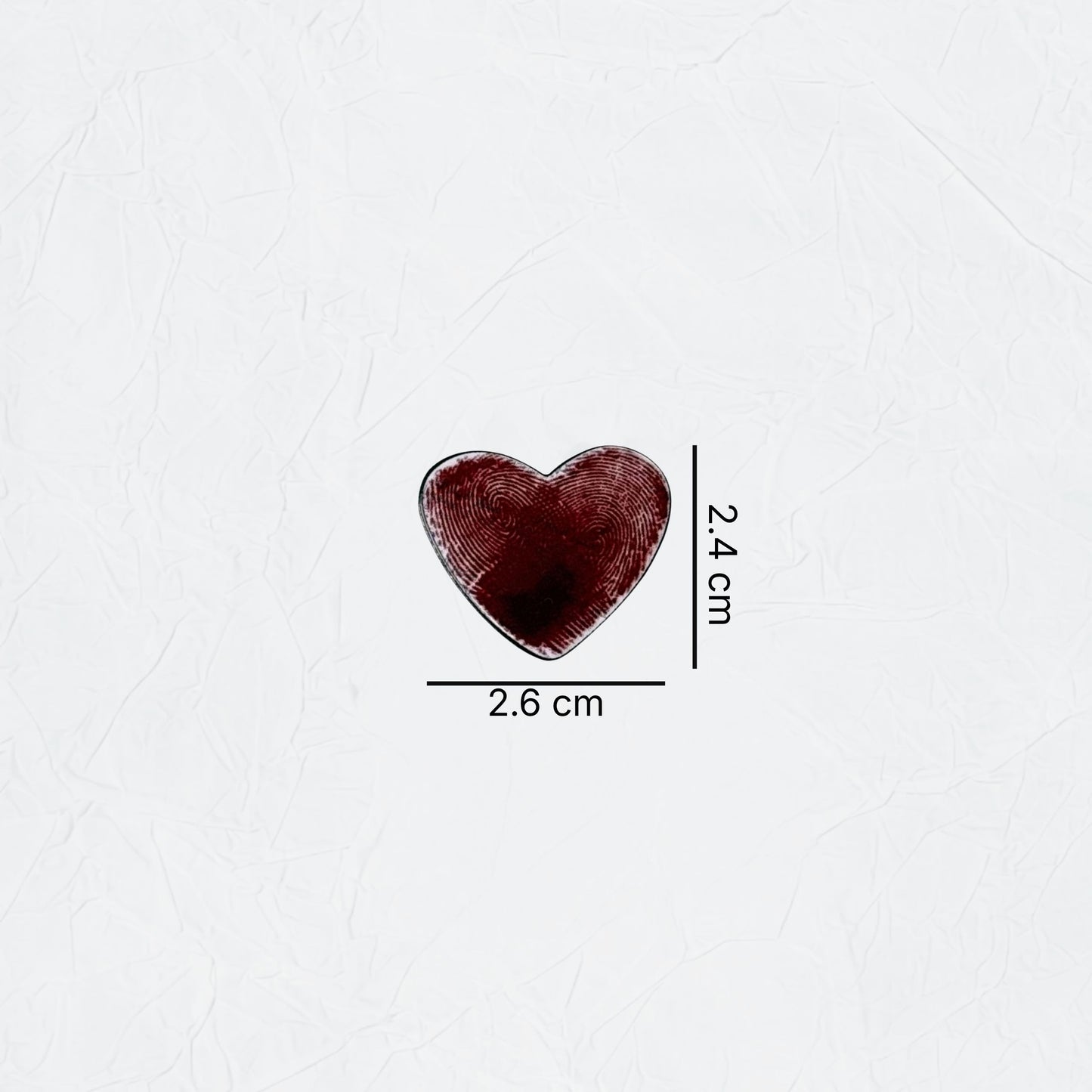 Badge Fingerprint Heart