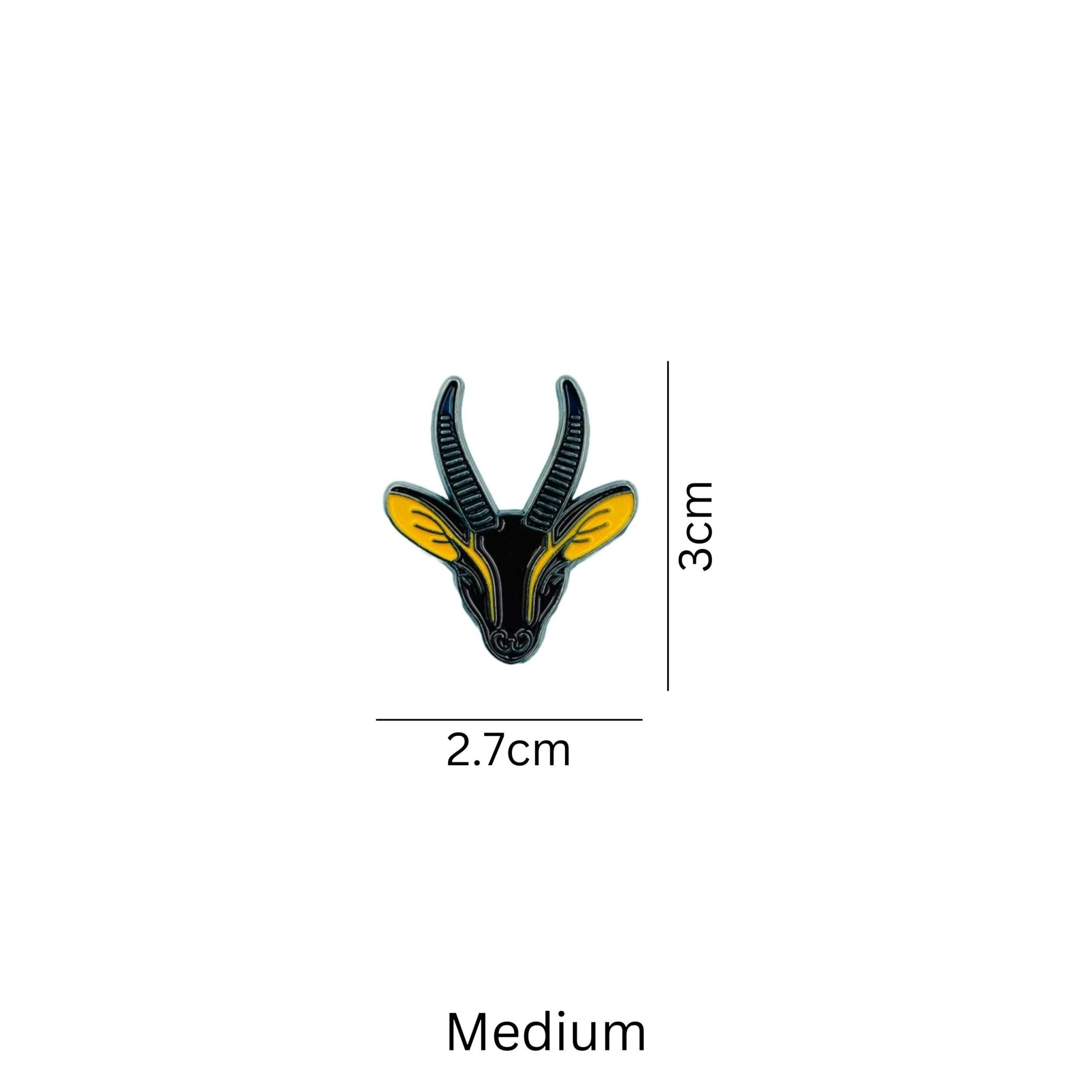 Badge Gazelle - Brown Yellow