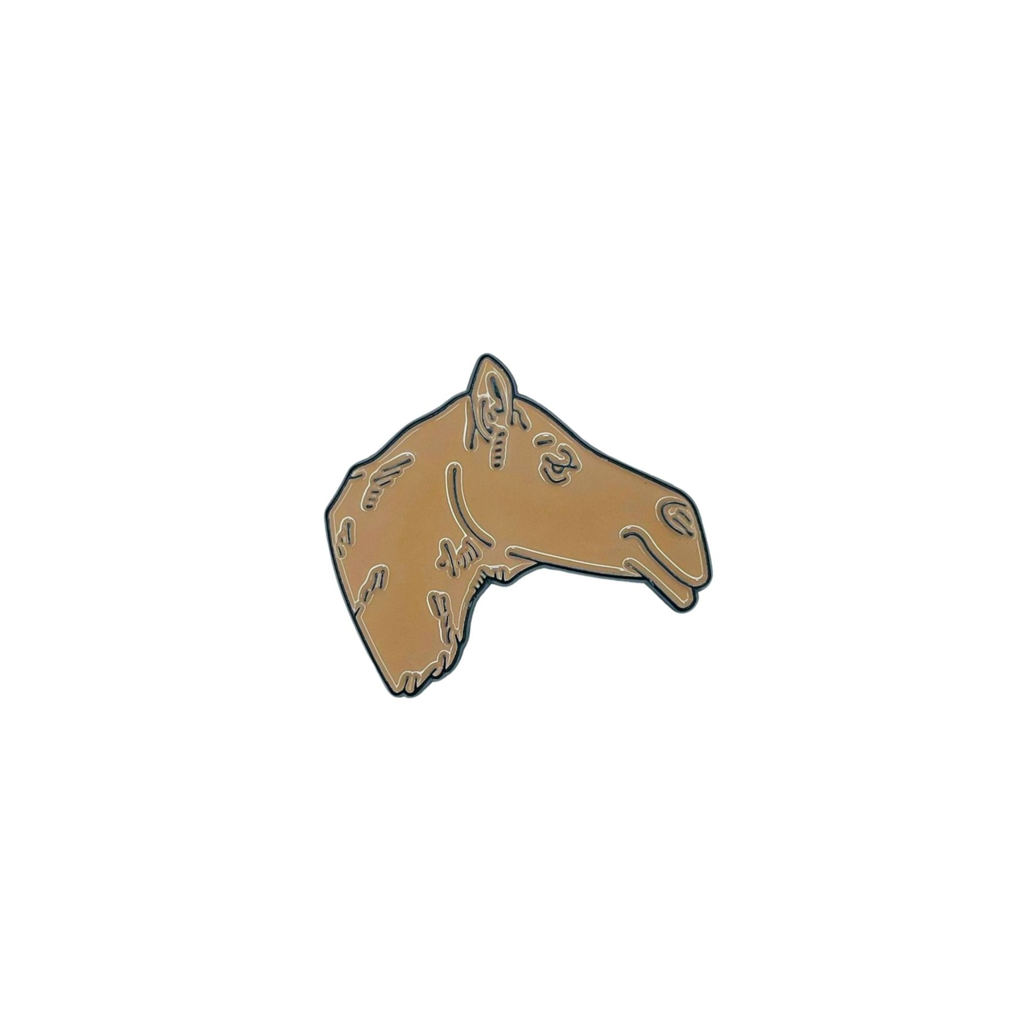 Badge Horse - 3 - Beige