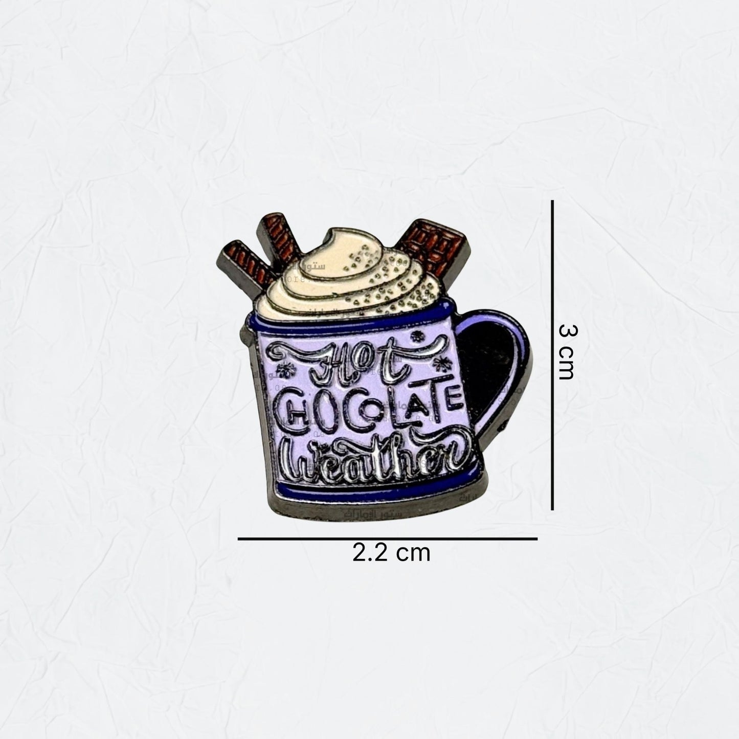 Badge Hot Chocolate Weather