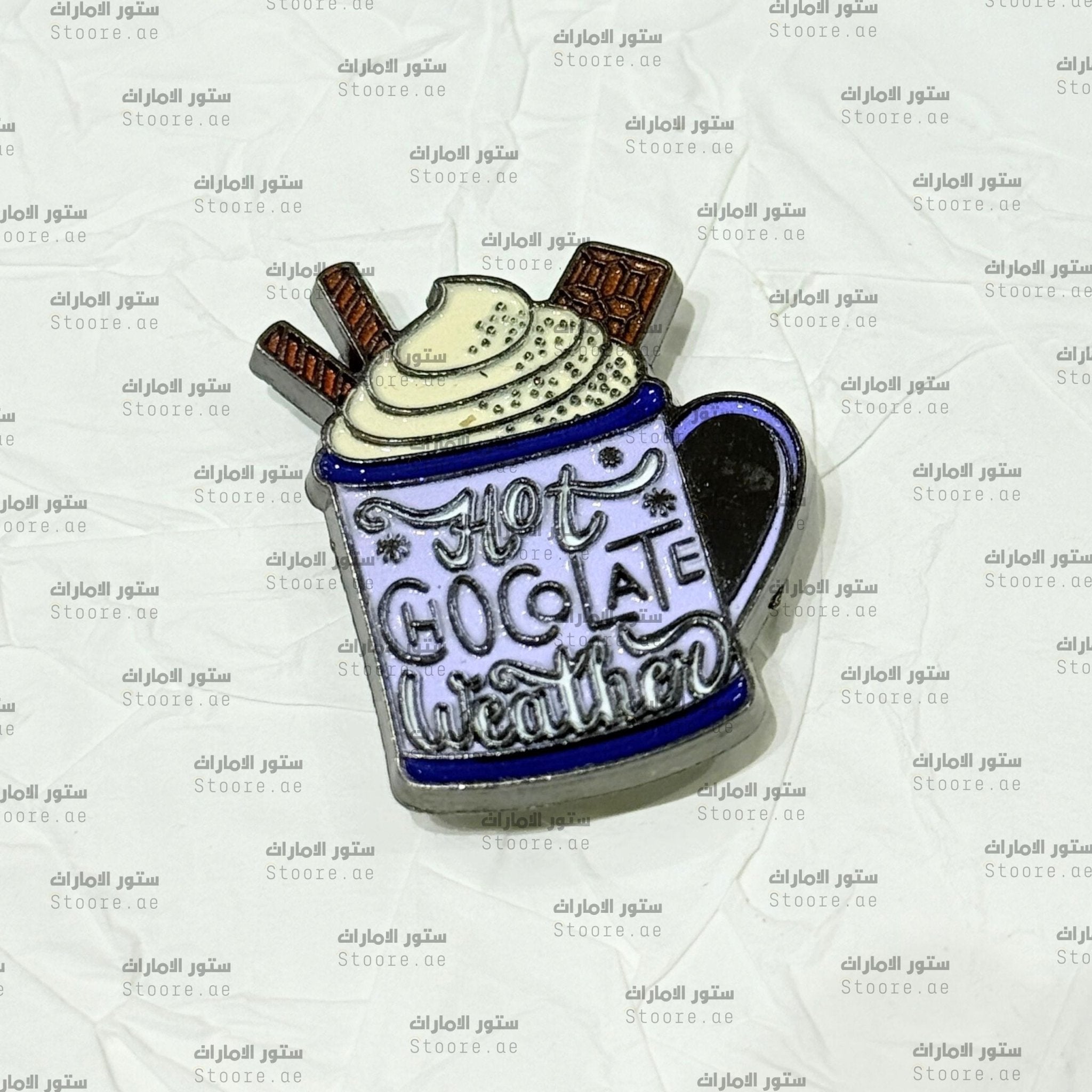 Badge Hot Chocolate Weather