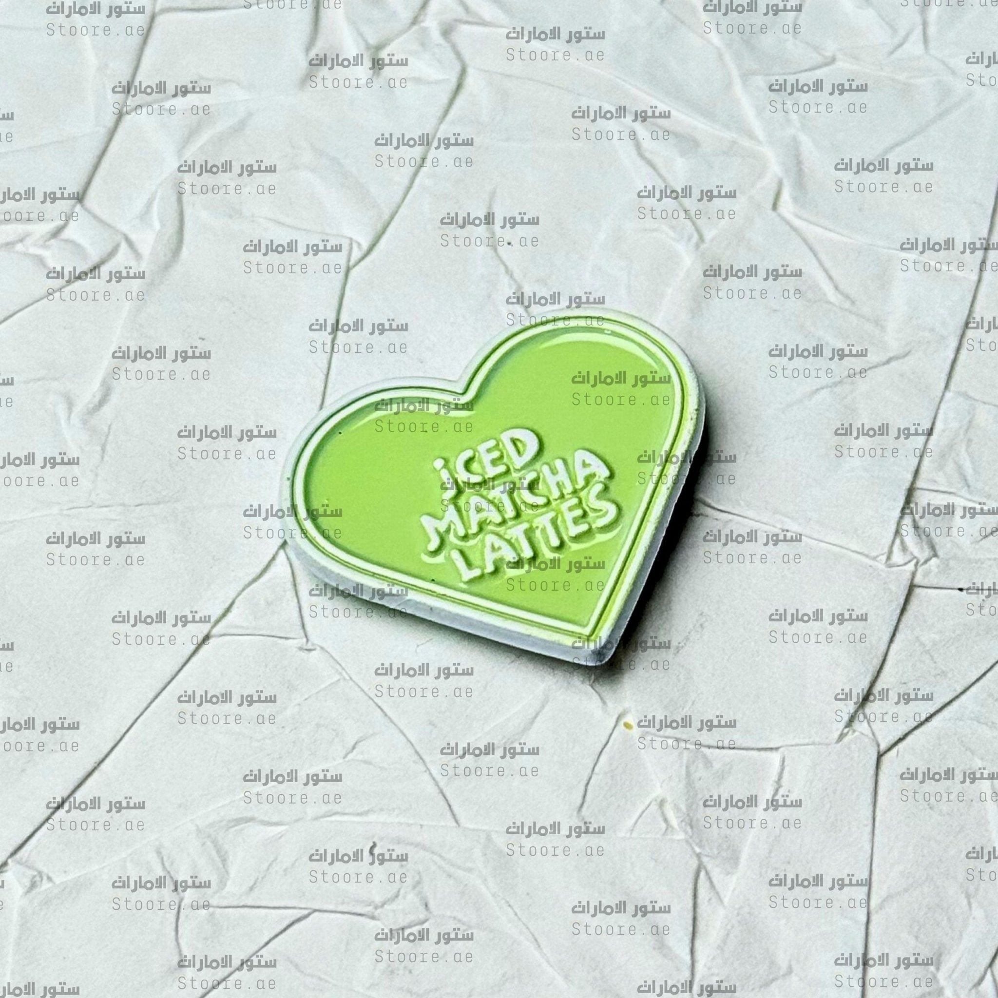 Badge Iced matcha lattes