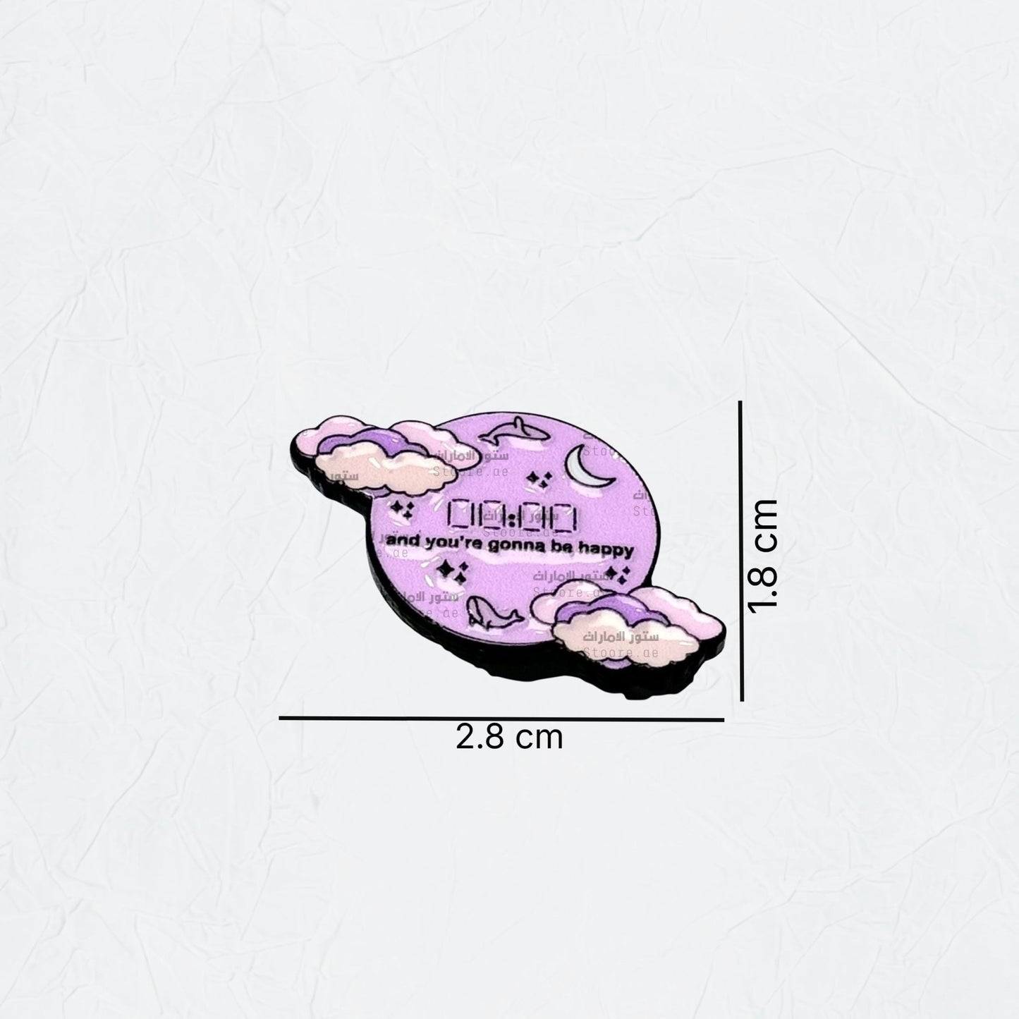 Badge Lavender BTS Zero Clock