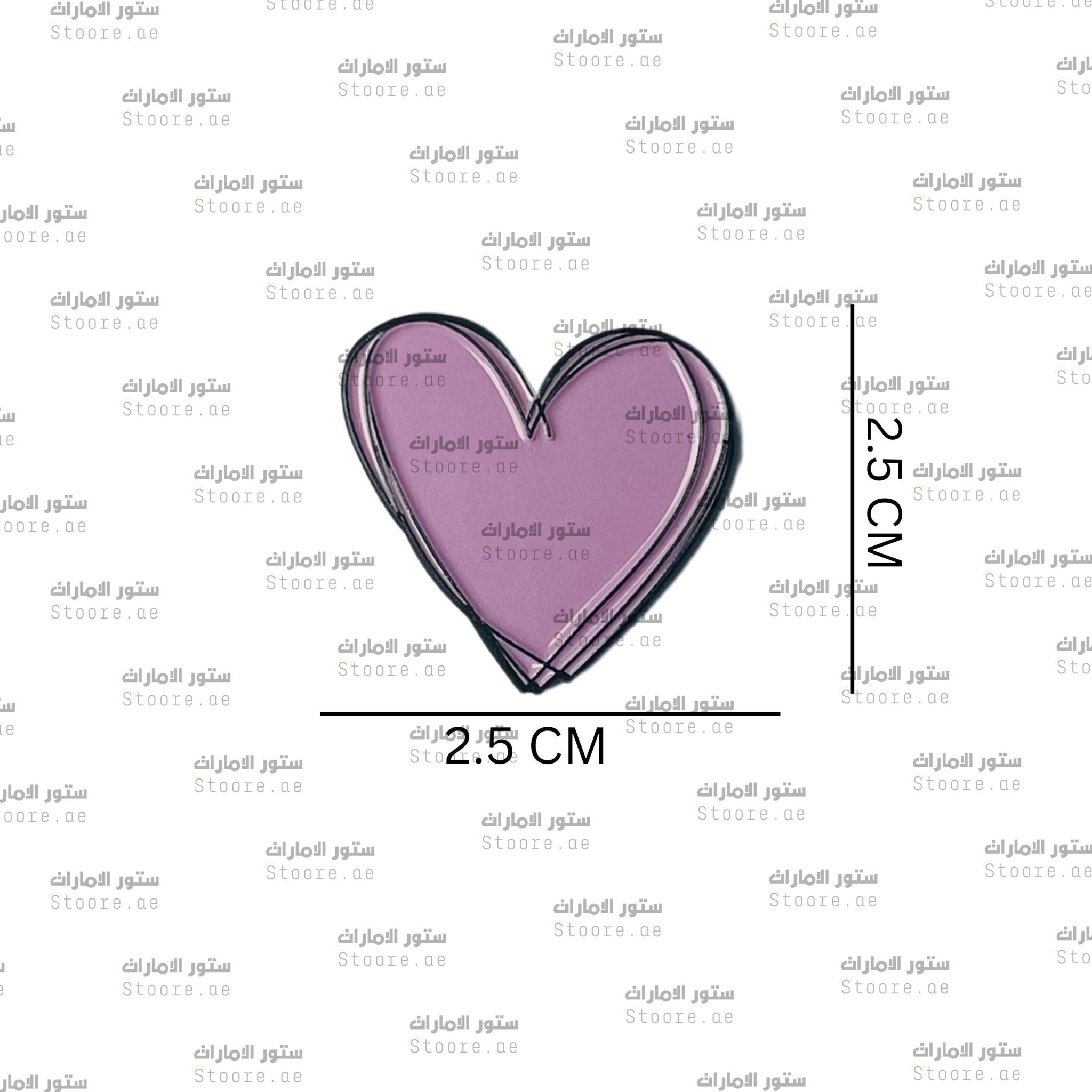 Badge Lavender Heart - 1