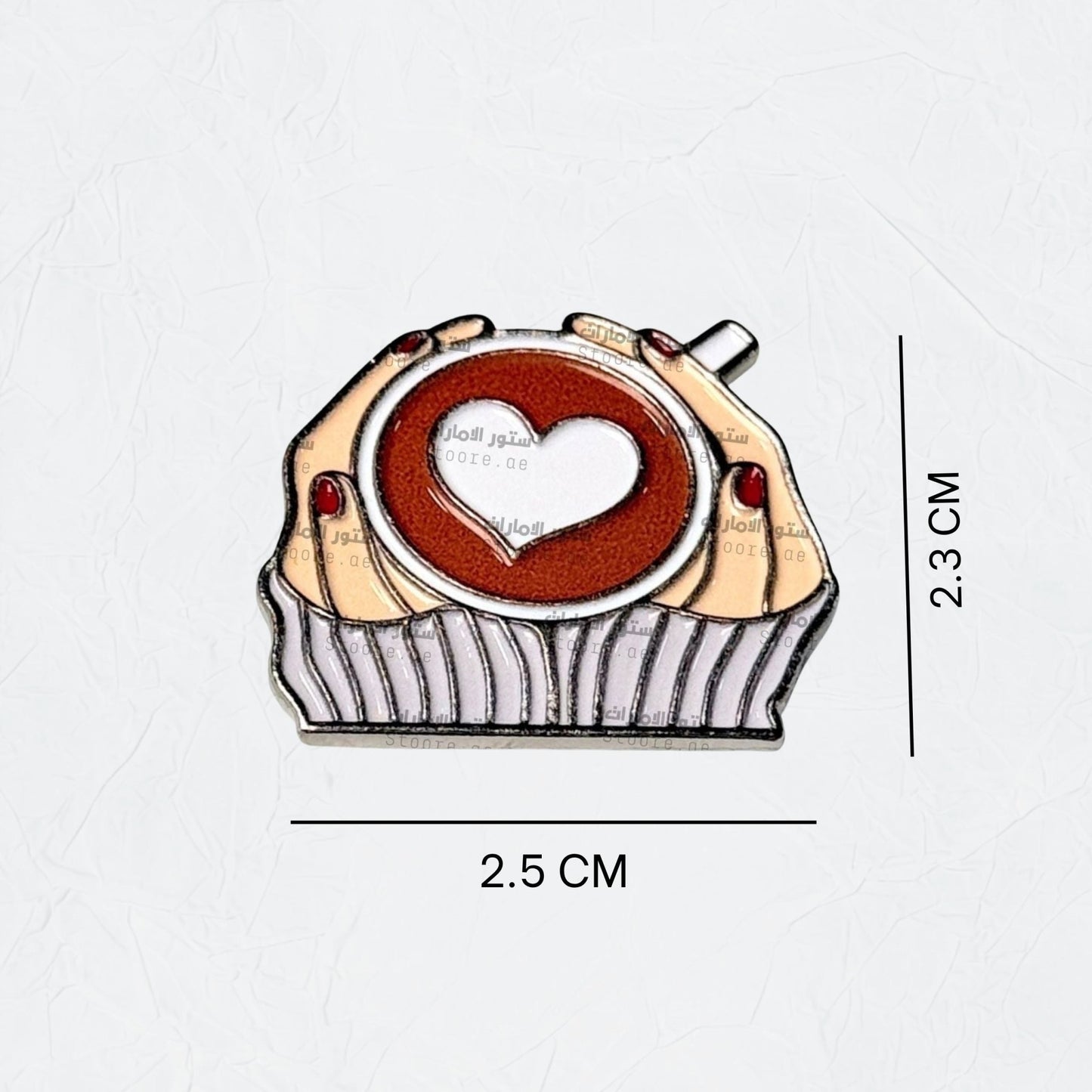Badge Love Coffee Art
