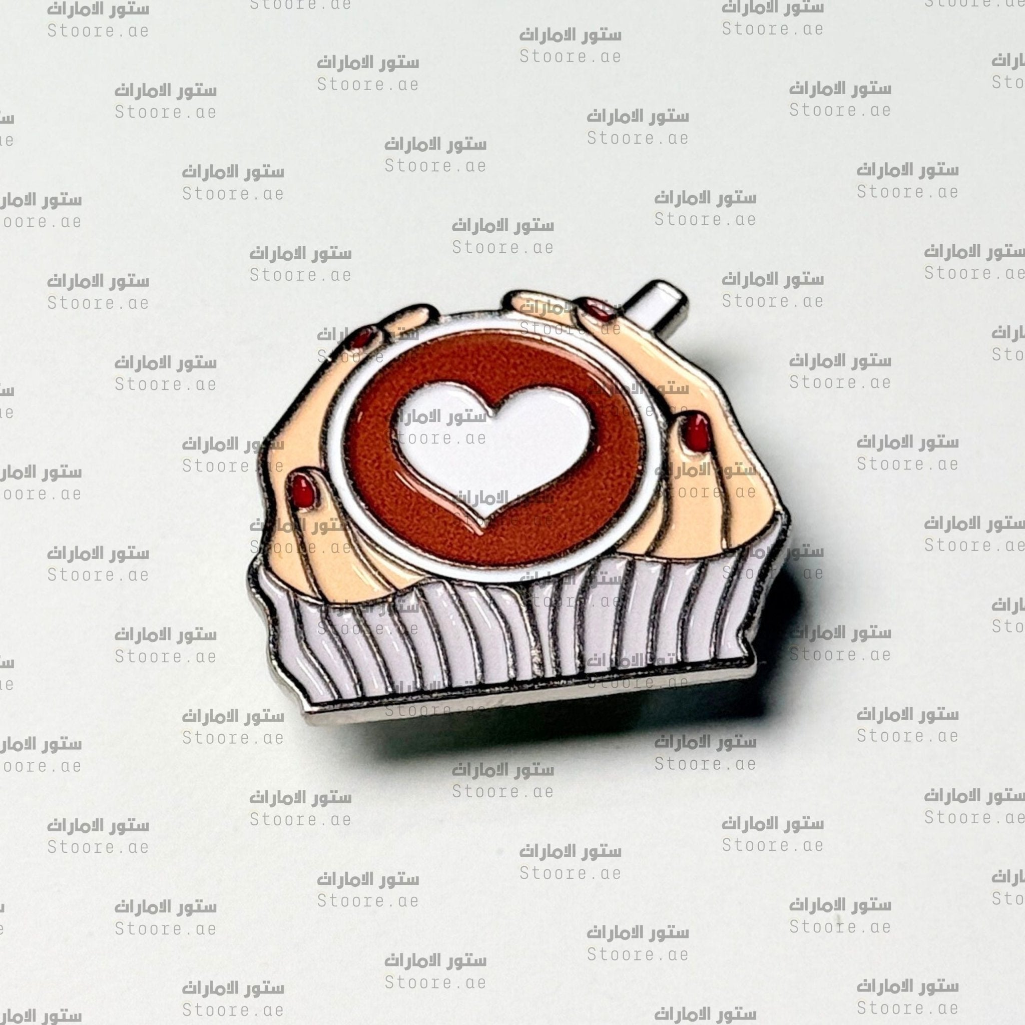 Badge Love Coffee Art