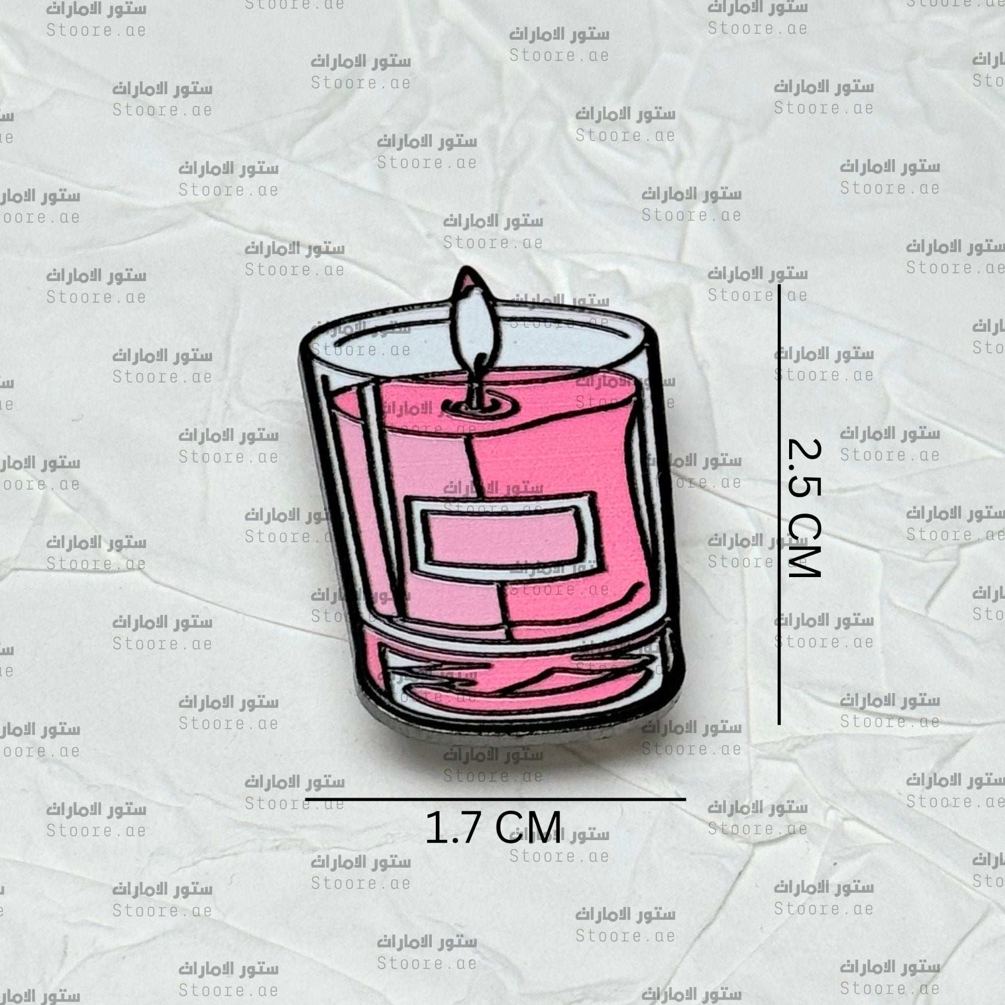 Badge Pink Candle - 2