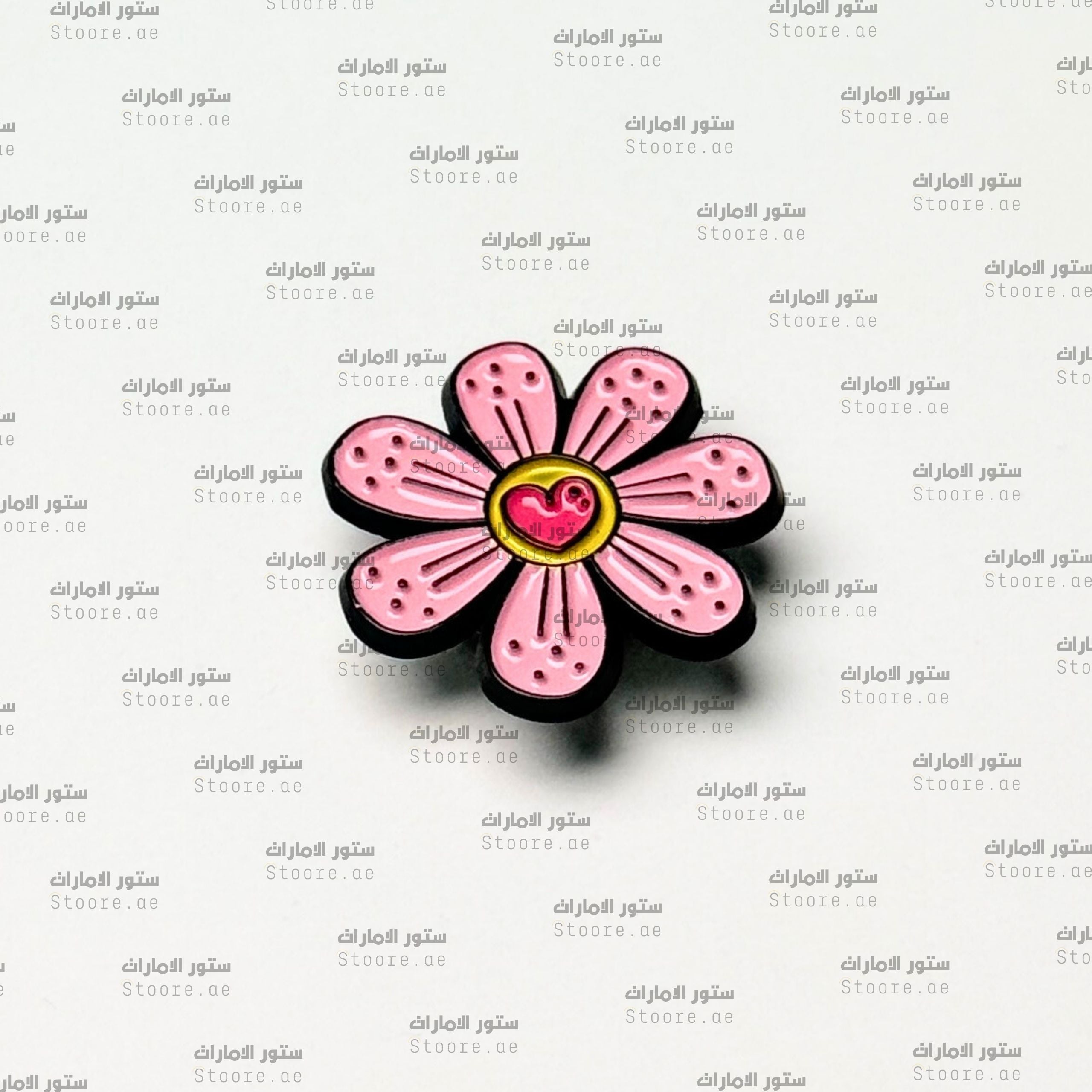 Badge Pink Flower - 2