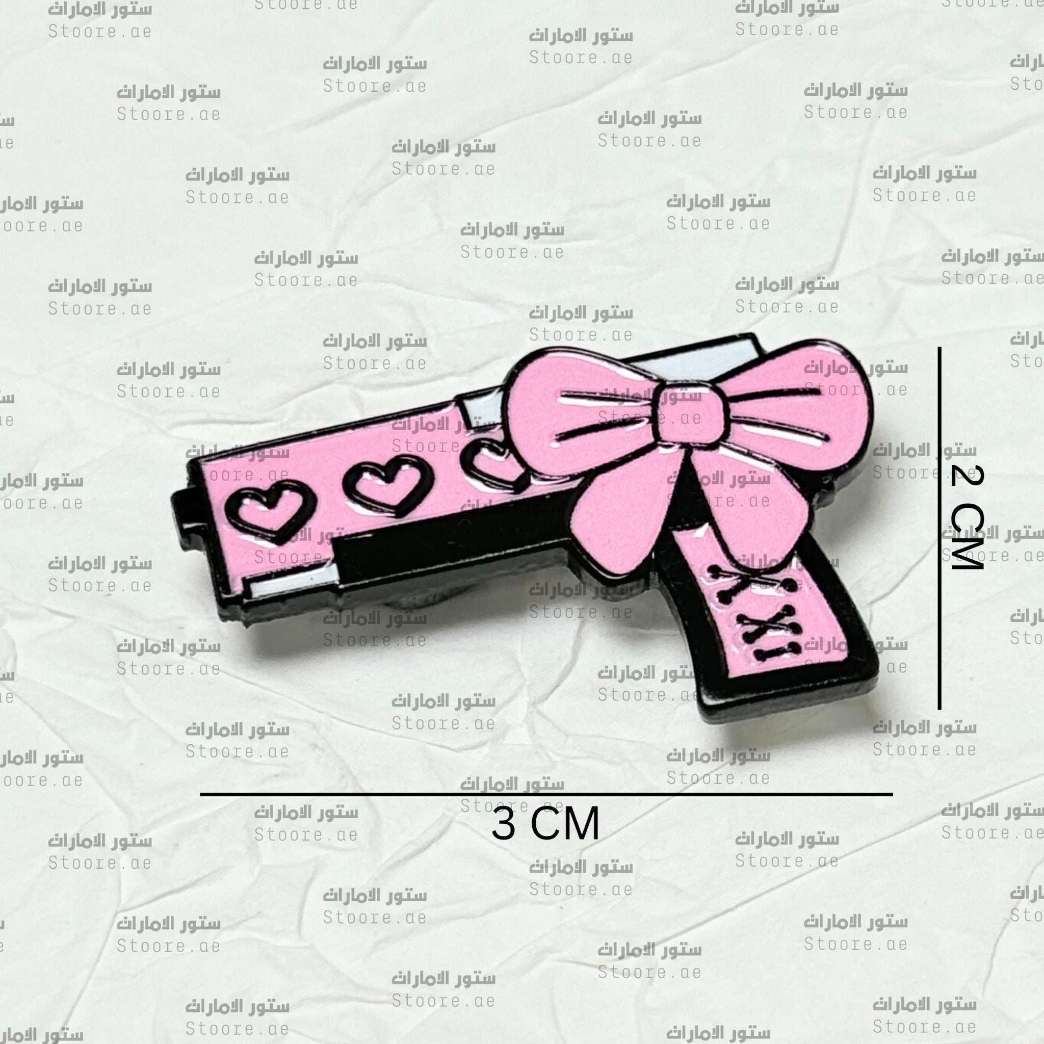 Badge Pink Gun