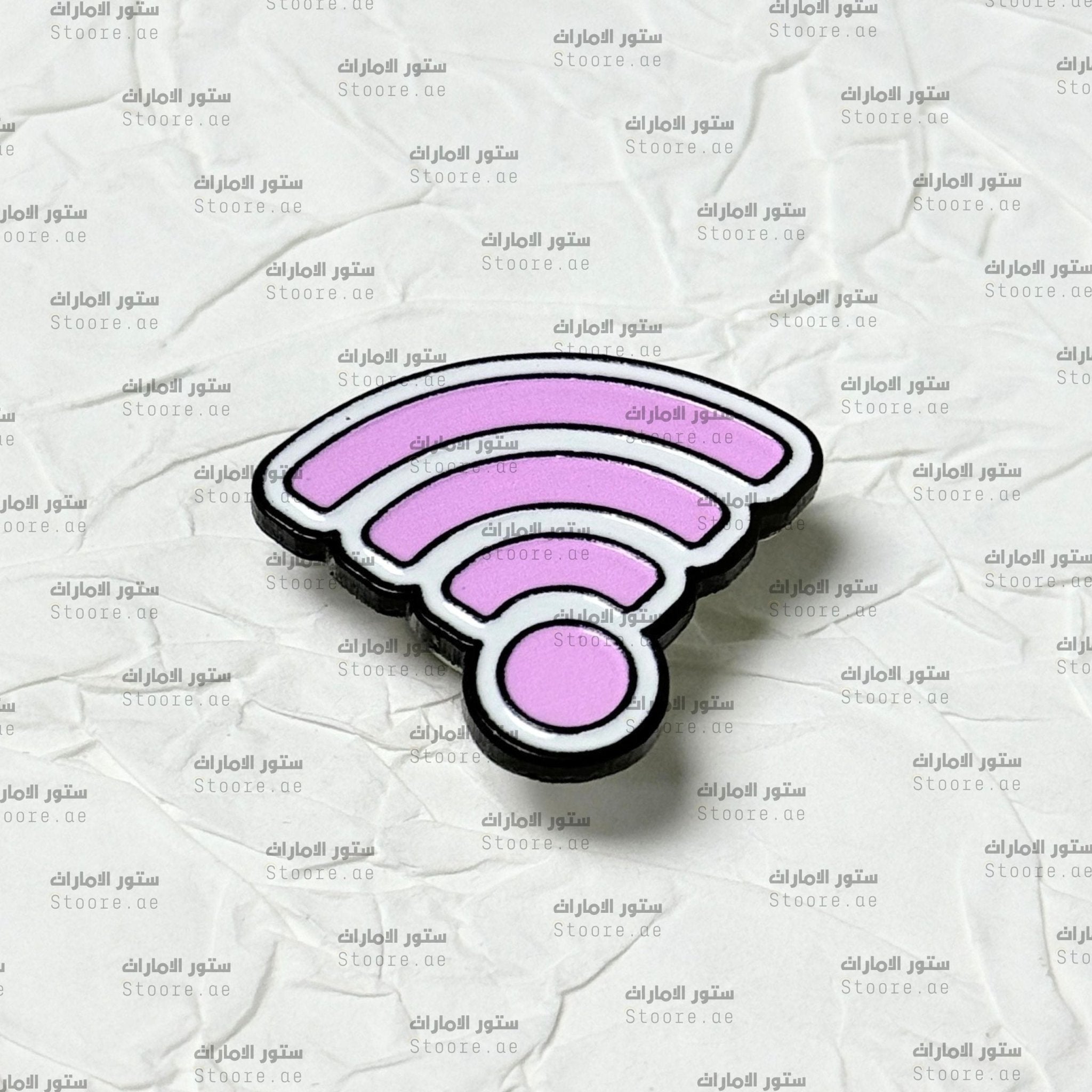 Badge Pink Wifi