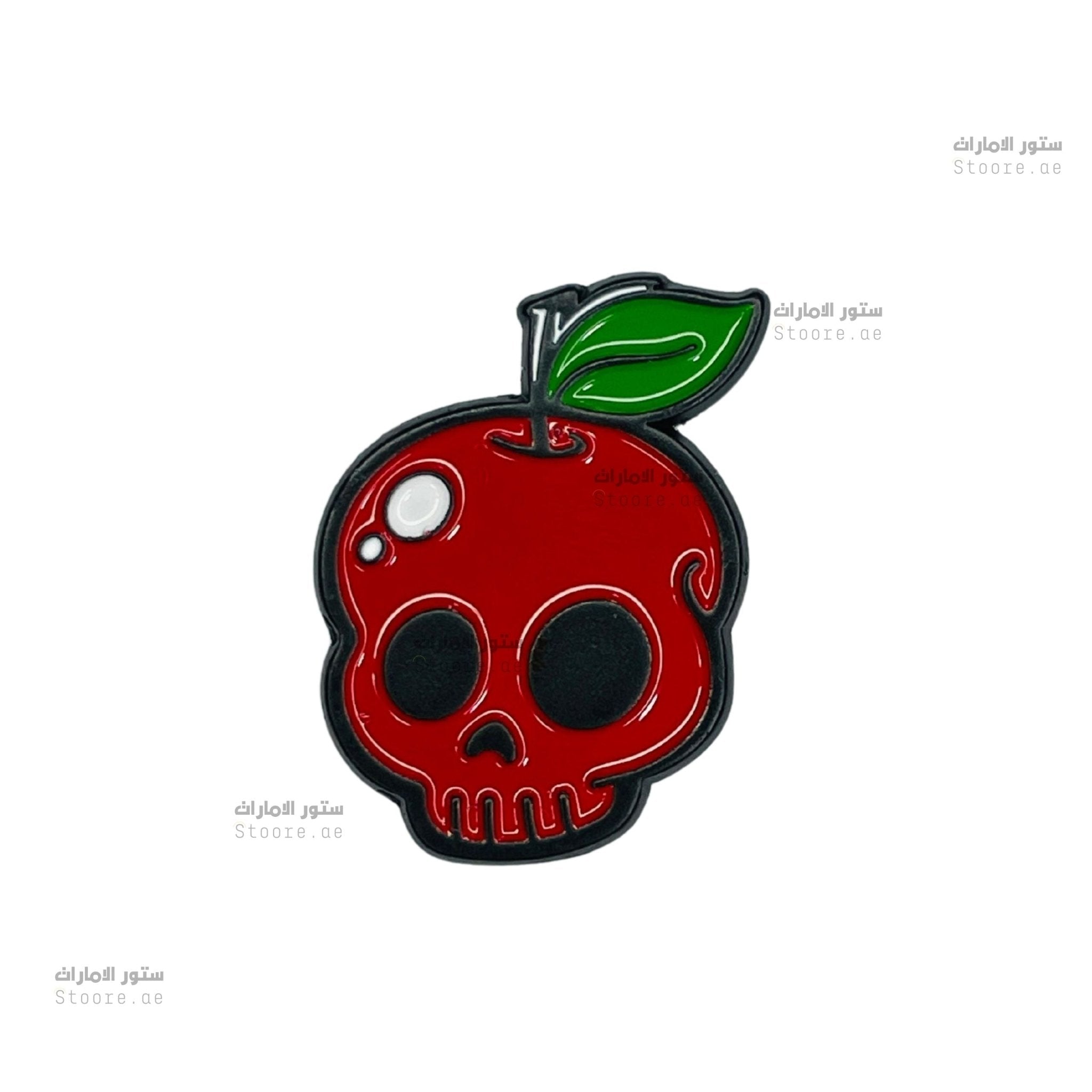 Badge Skull Crocs Charm