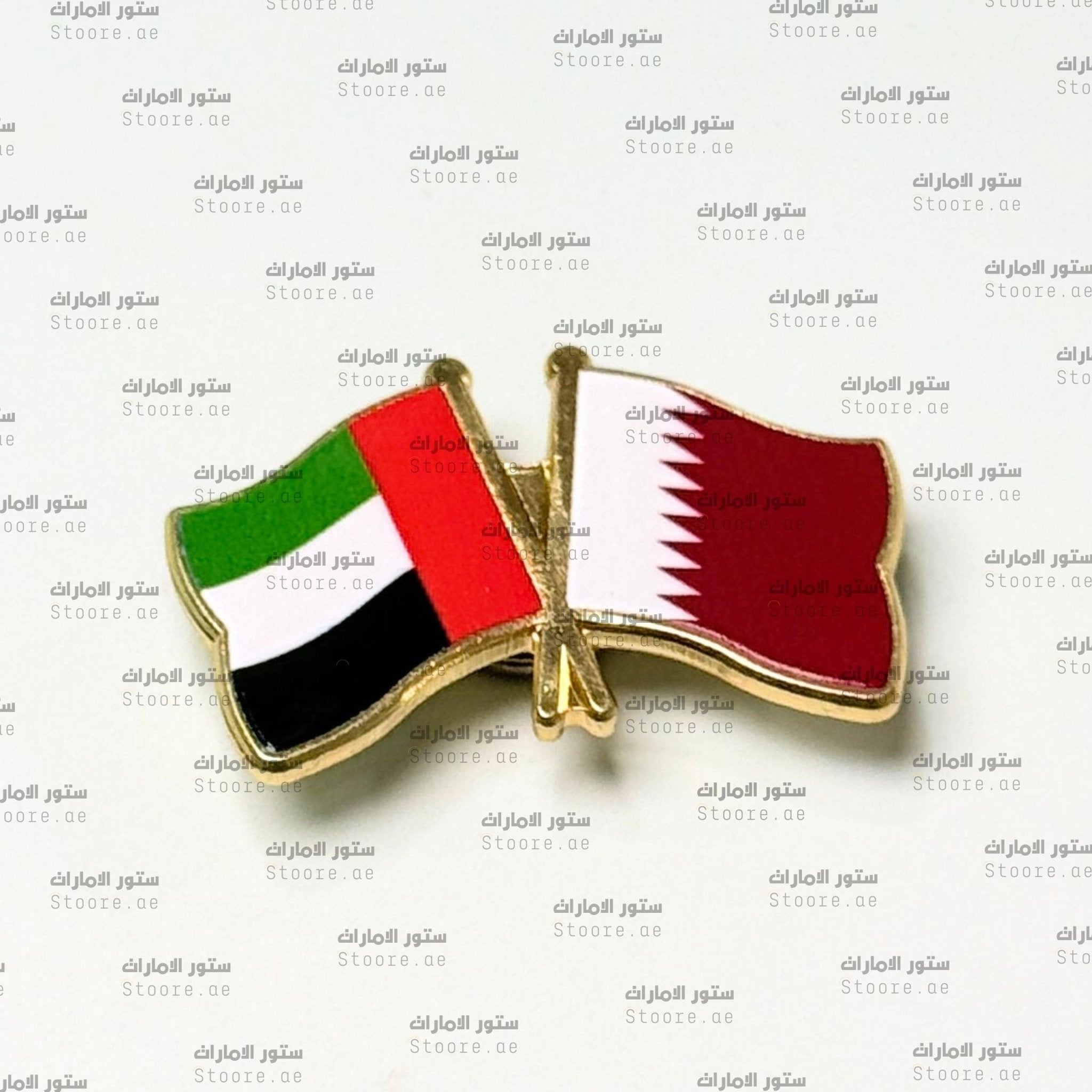 Badge UAE & QATAR Flag