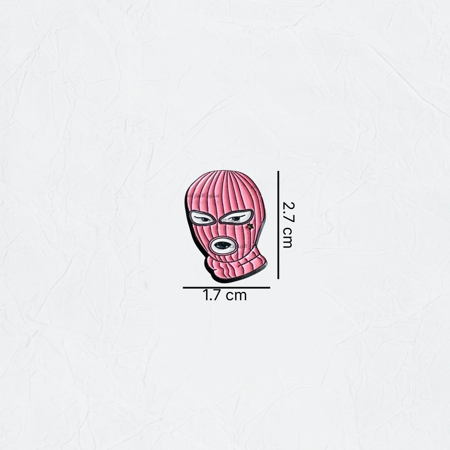 Badge Women's Pink Ski Mask