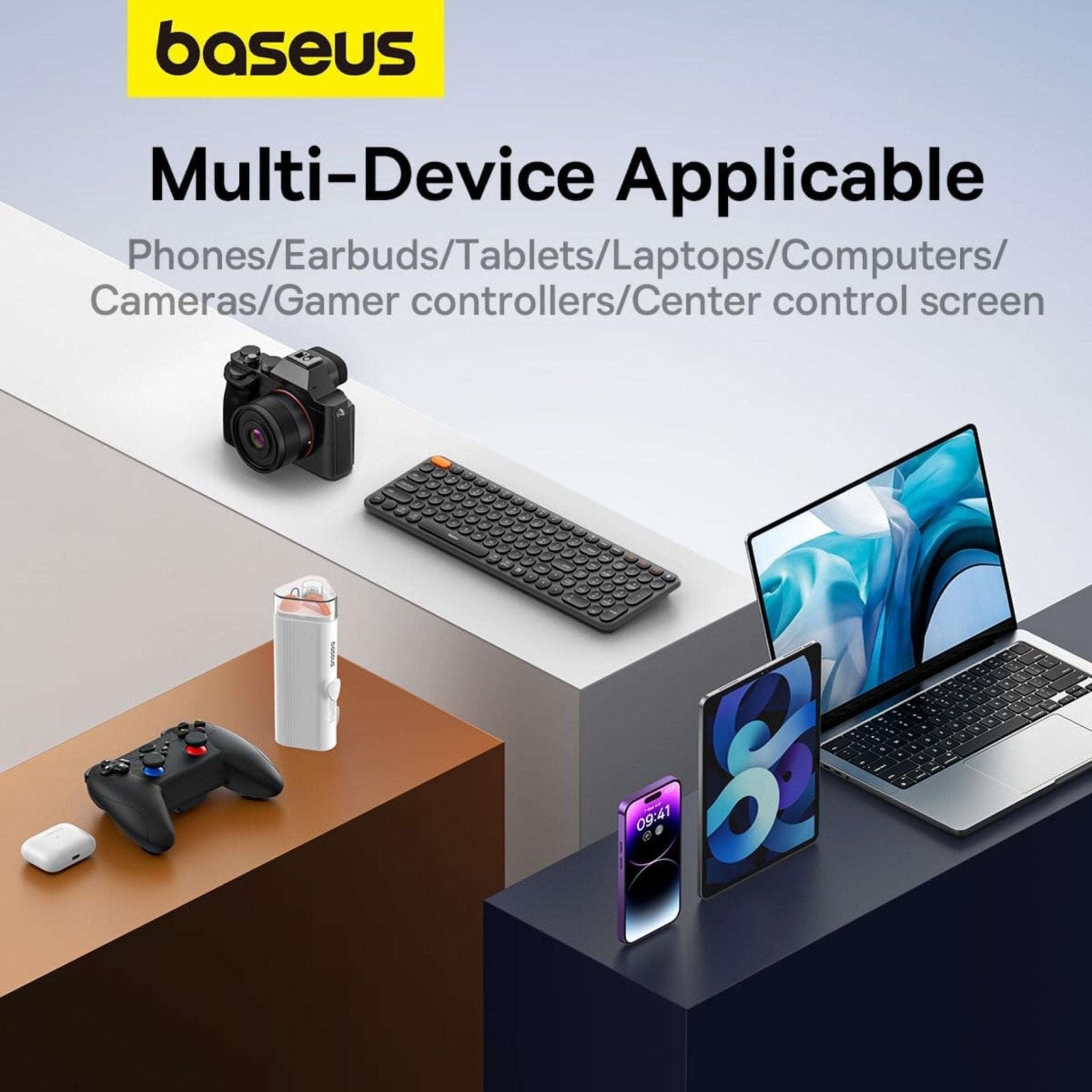 Baseus 8-in-1 Multifunctional Cleaning Kit - Black