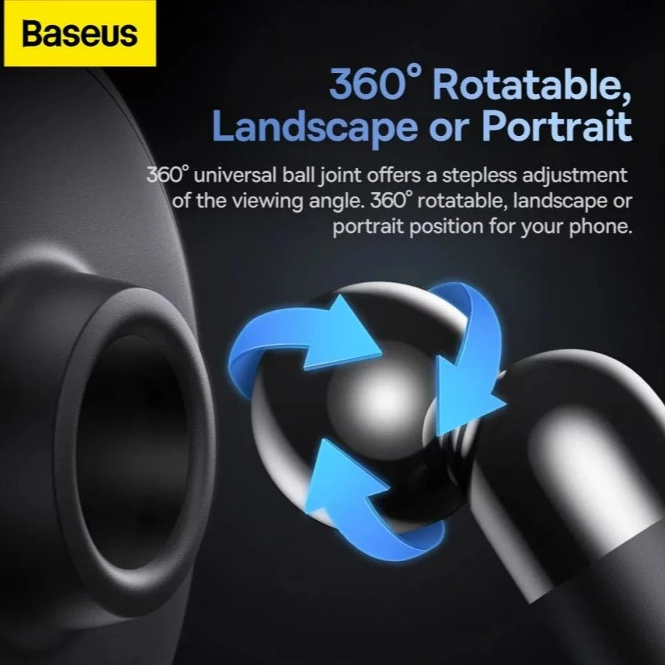 Baseus C01 Magnetic Dashboard Car Mount Holder - Black