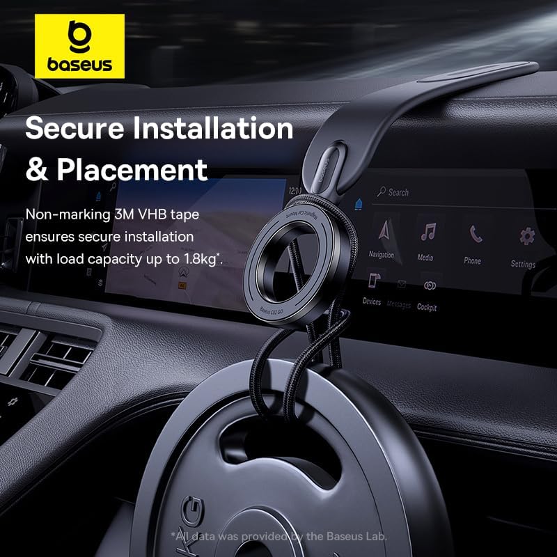 Baseus C02 Go 360° Rotatable Magnetic Phone Holder - Black