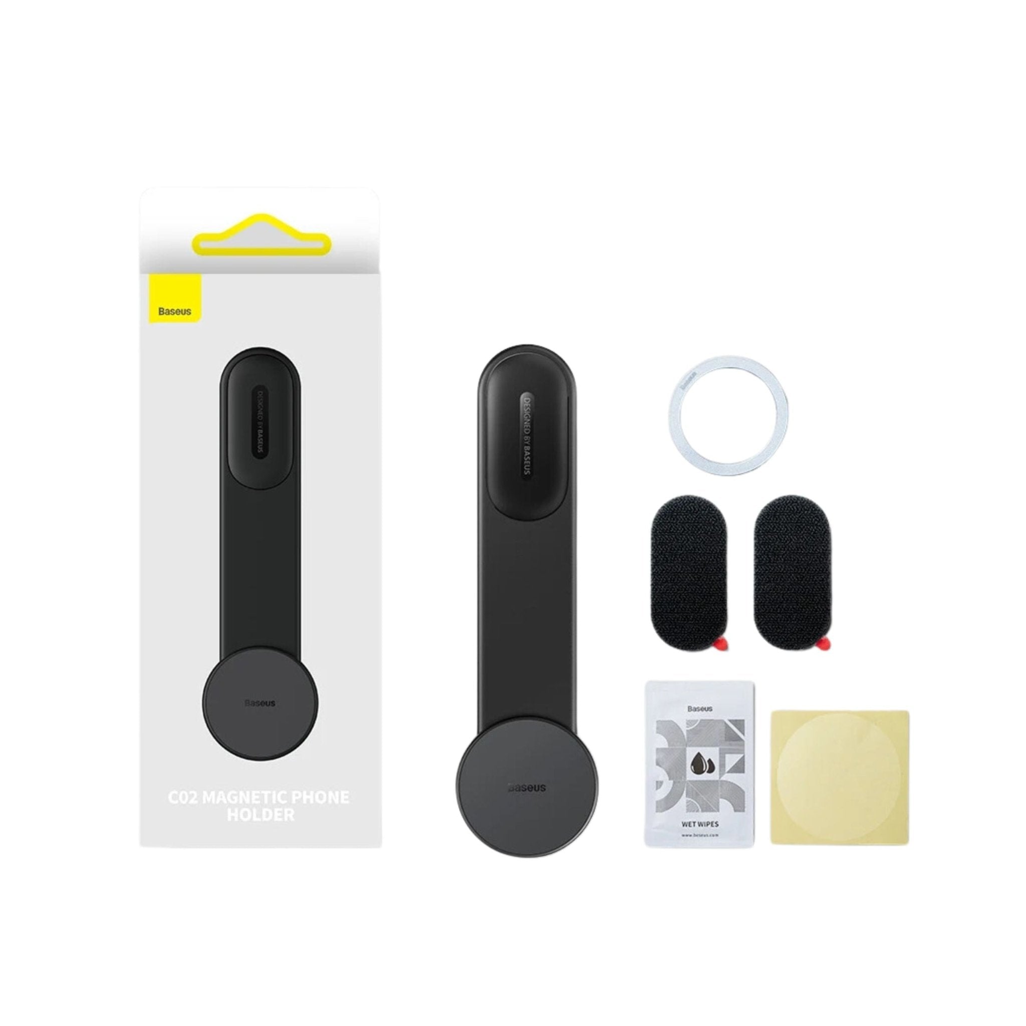 Baseus C02 Magnetic Car Phone Holder - Black