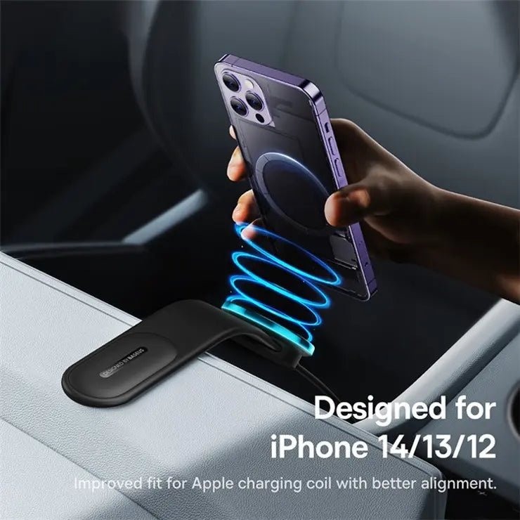 Baseus C02 Pro Wireless Charging Car Mount - Black