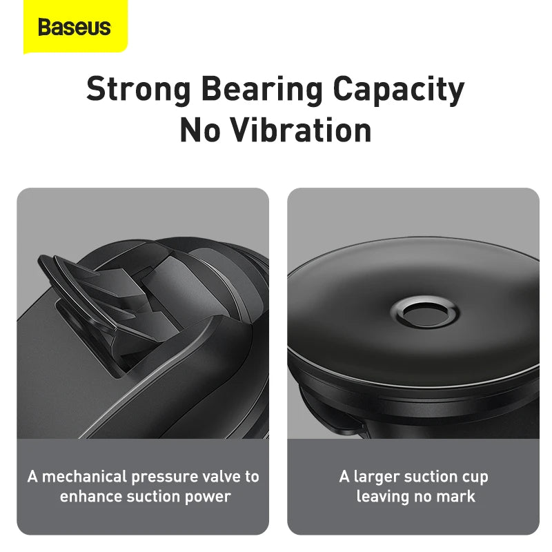 Baseus Car Mount Holder For Air Outlets and Center Console - Black