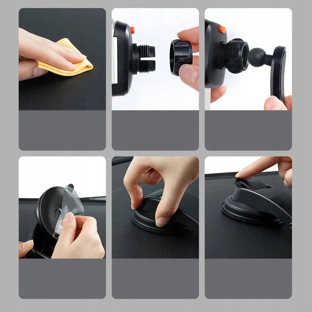 Baseus Car Mount Holder For Air Outlets and Center Console - Black