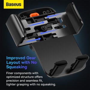 Baseus Easy Control Car Mount Holder Suction Cup Version - Black