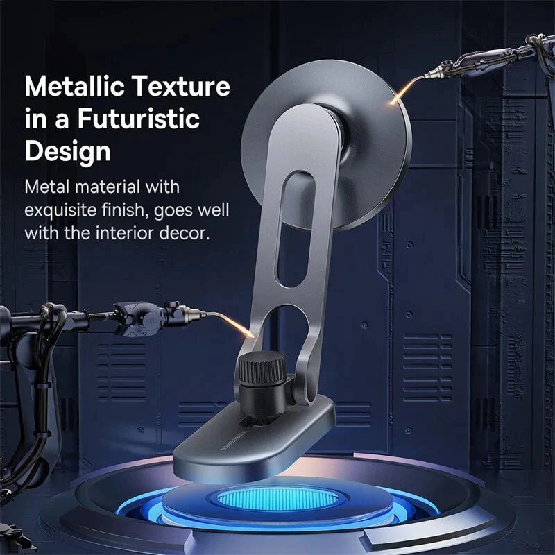 Baseus Folding Car Mount Magnetic Phone Holder For Tesla - Black
