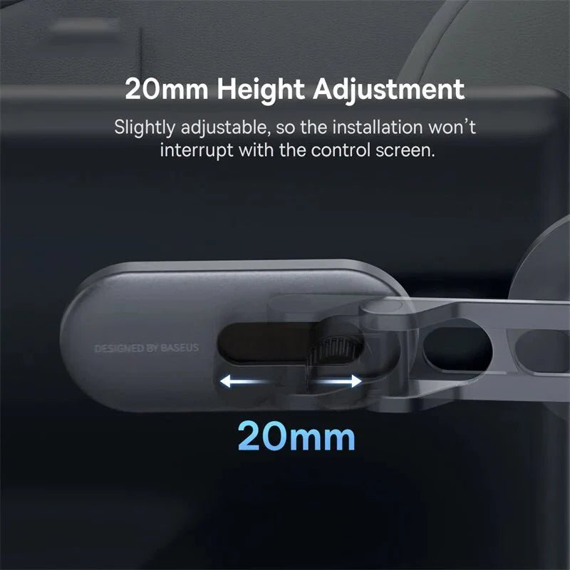 Baseus Folding Car Mount Magnetic Phone Holder For Tesla - Black
