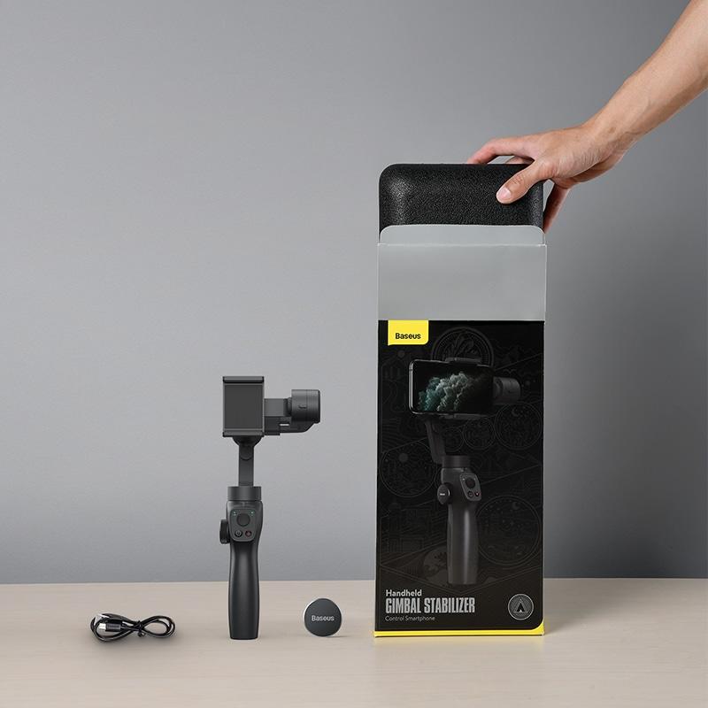 Baseus Handheld Gimbal Stabilizer Control Smartphone