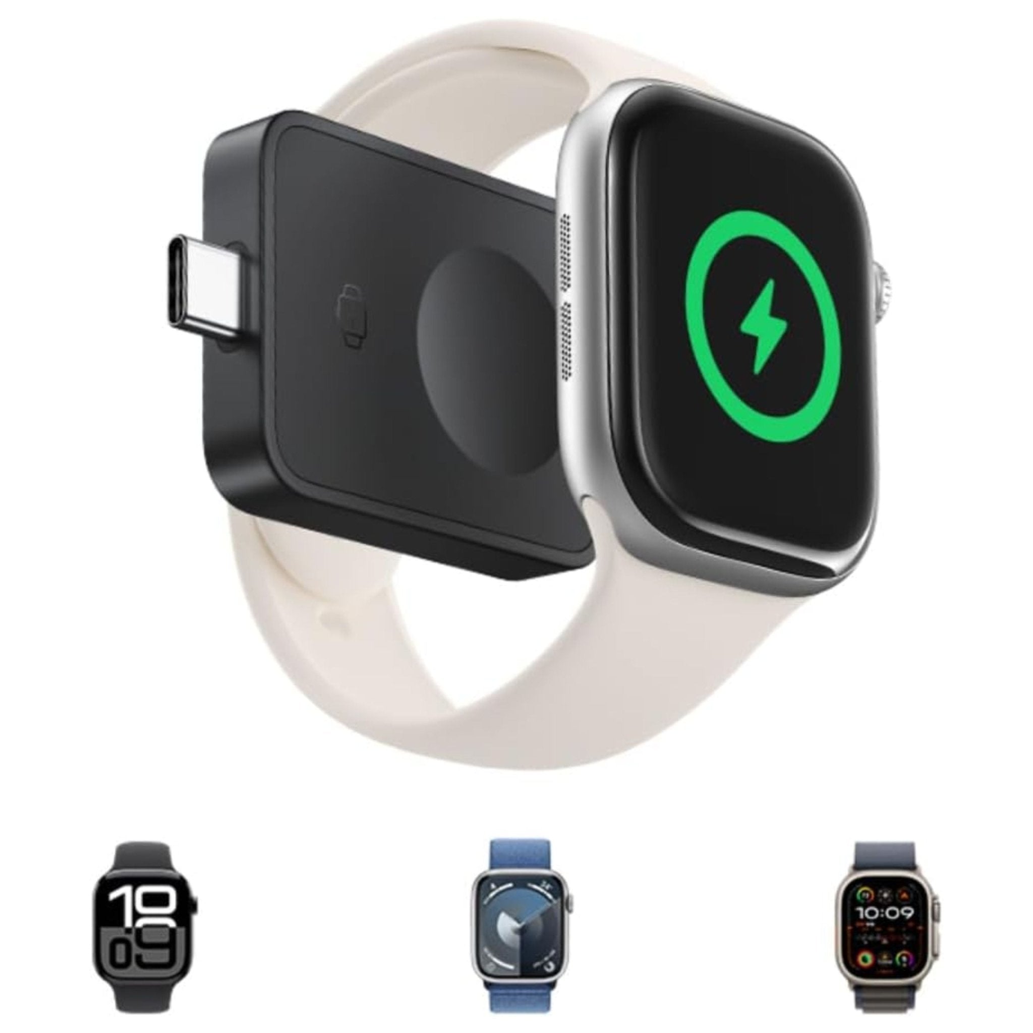 Baseus MagPro Magnetic Wireless Charger for Apple Watch - Black