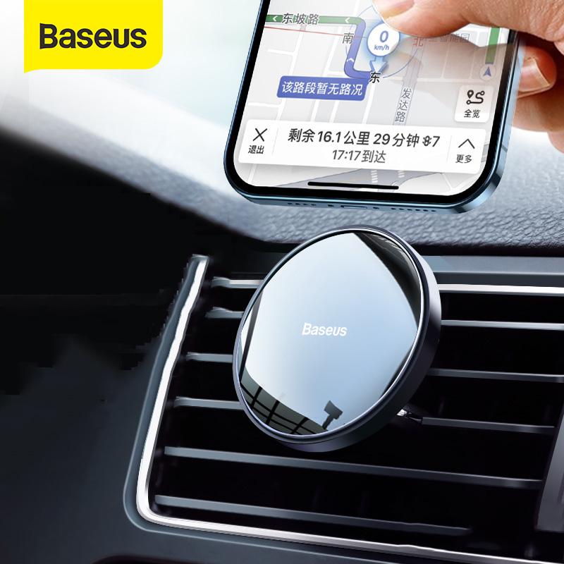 Baseus Magnetic Car Mount ( For Dashboards And Air Outlets ) - Blue