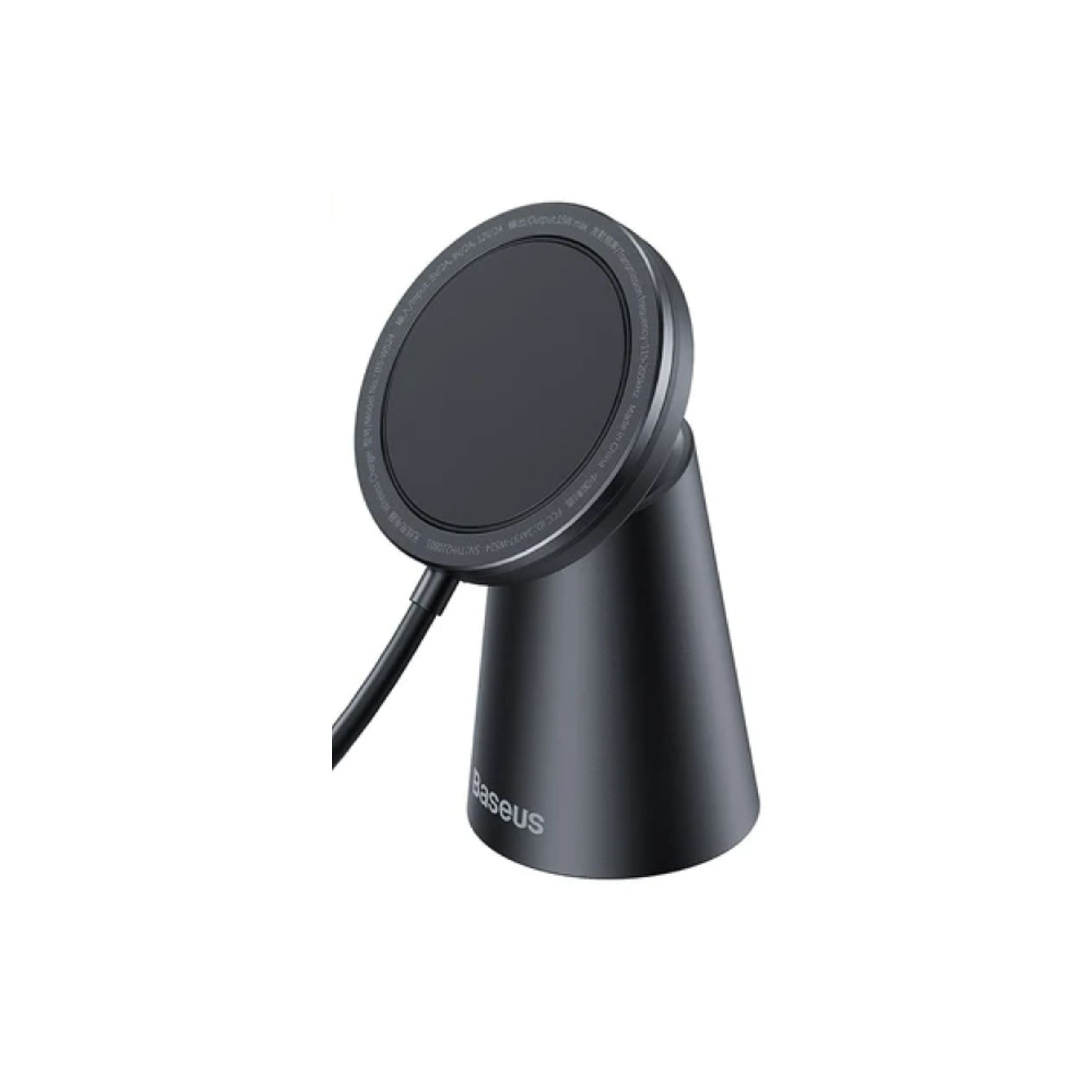 Baseus Simple Magnetic Stand Wireless Charger 15W - Black
