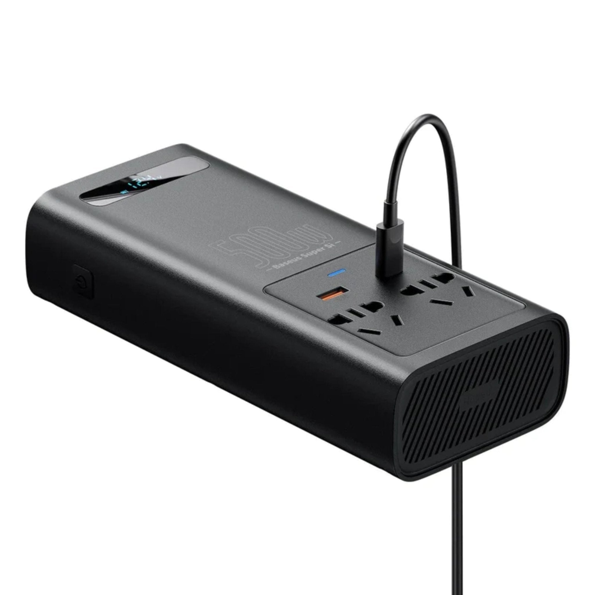 Baseus Super Si Power Inverter 500W 220V CN - EU Plug - Black