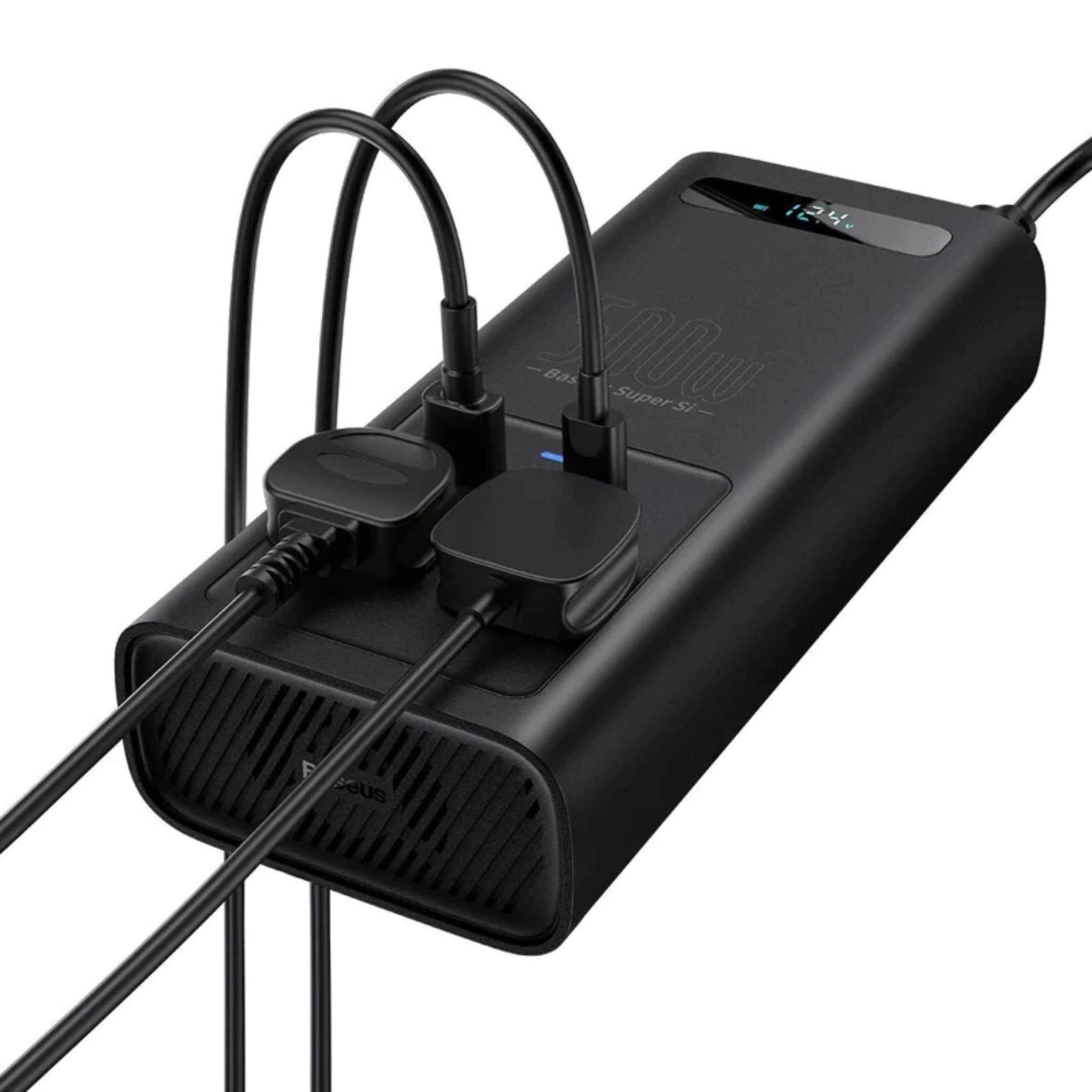 Baseus Super Si Power Inverter 500W 220V CN - EU Plug - Black