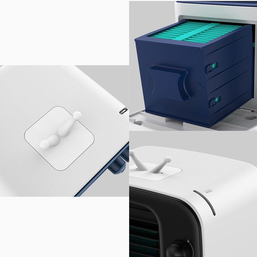 Baseus Time Desktop Evaporative Cooler White+Black