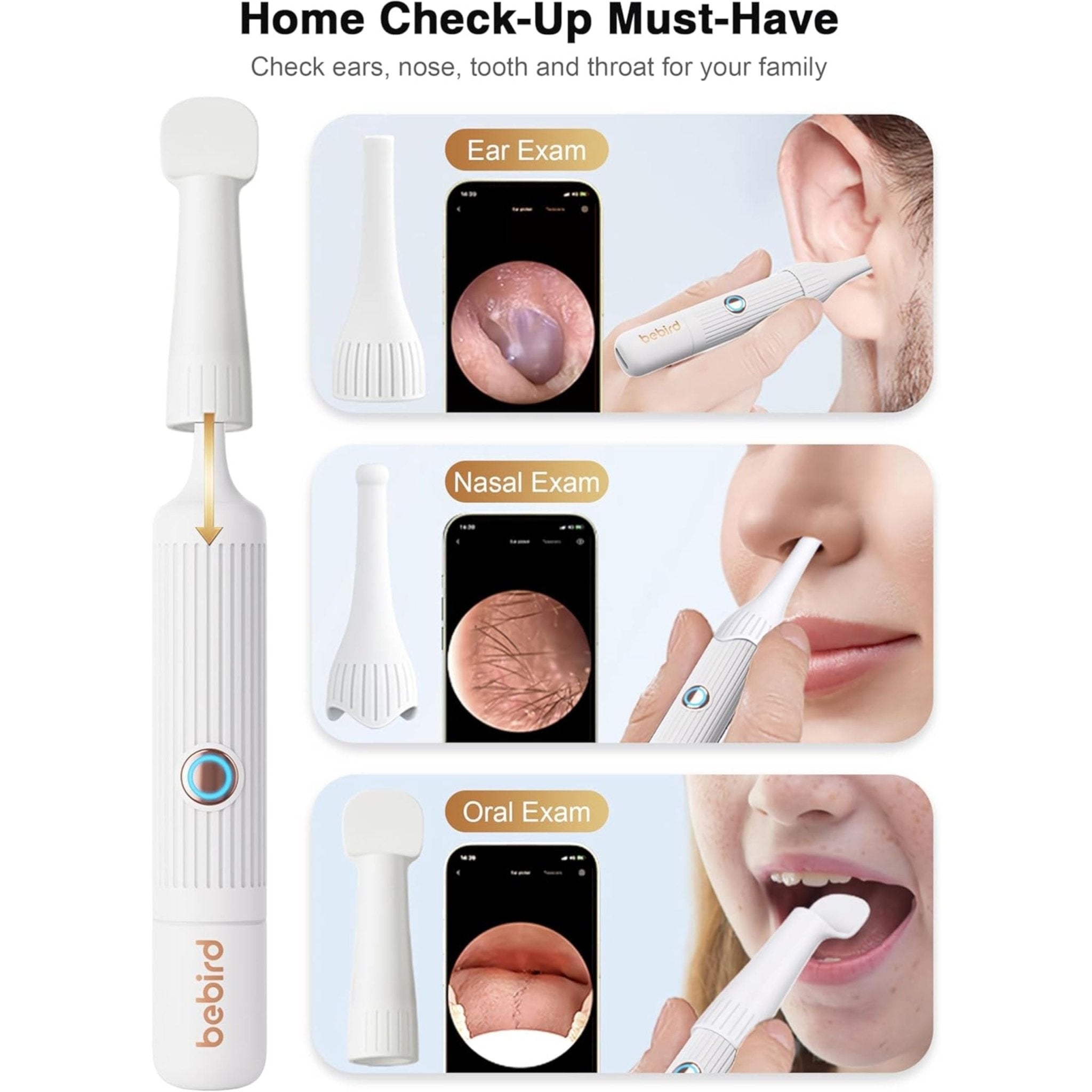Bebird EarSight Plus Compact All-in-1 Visual Ear Wax Remover