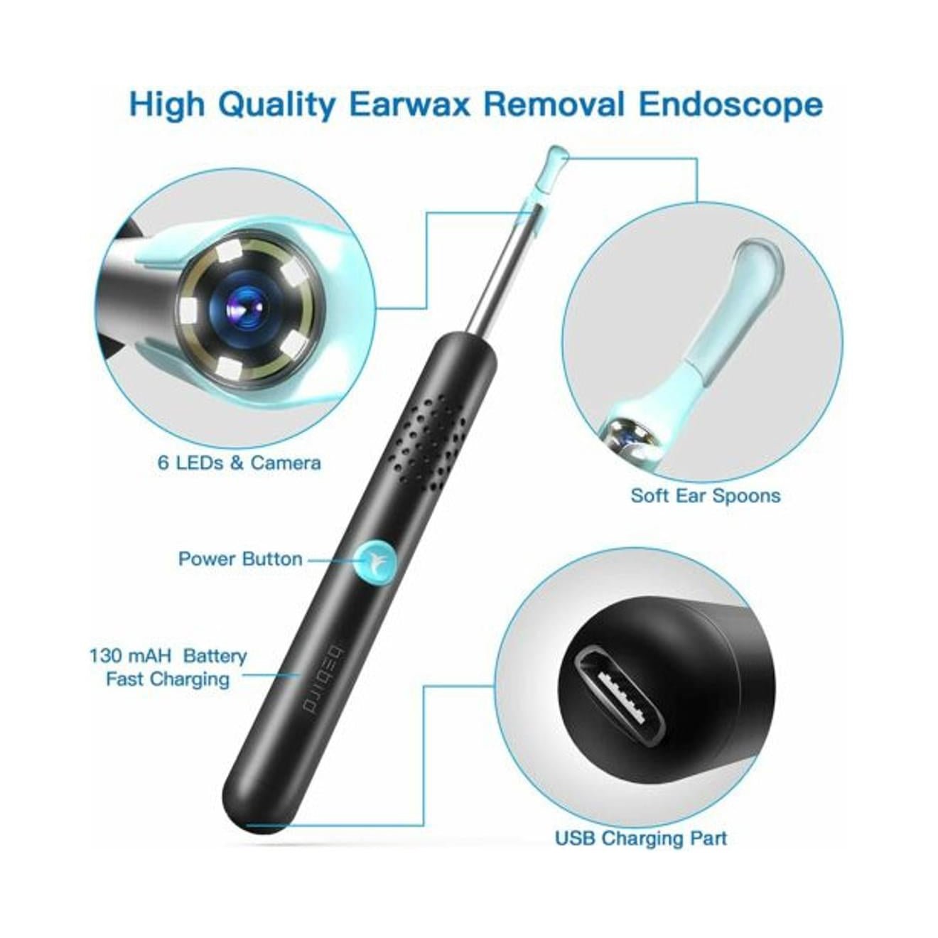 Bebird Smart Earwax Removal Tool R1 - Black