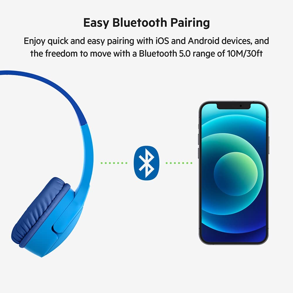Belkin SoundForm Mini Kids On Ear Wireless Headphones