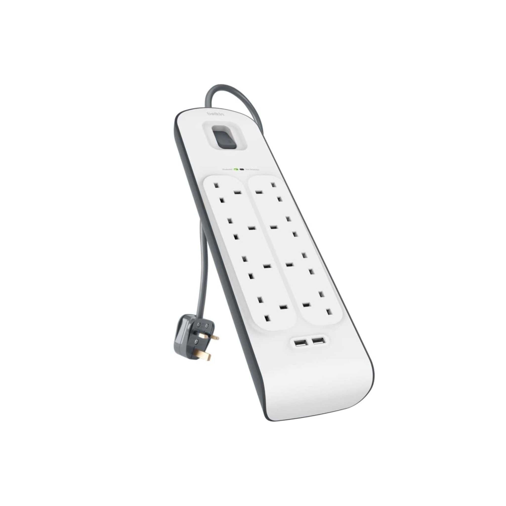Belkin Surg Plus Protector With USB A Port - 8