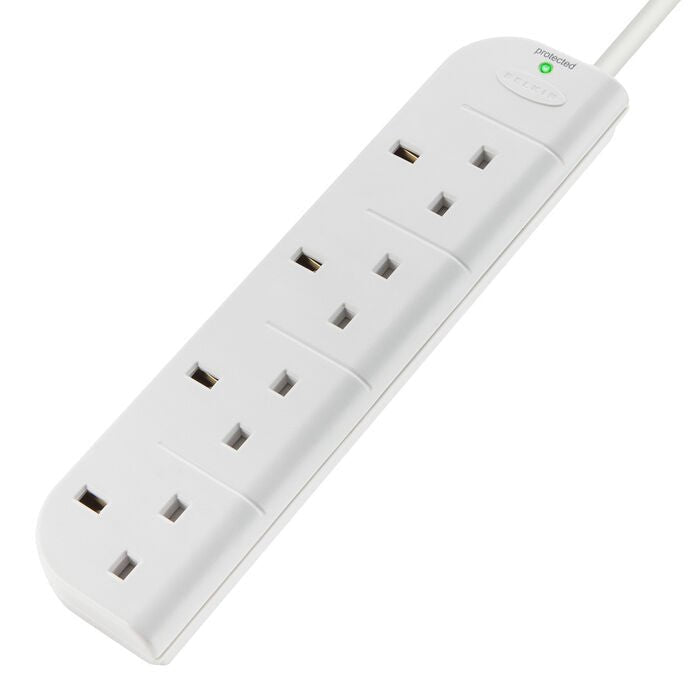 Belkin Surgestrip Surge Protector 4 Sockets 1M Cable