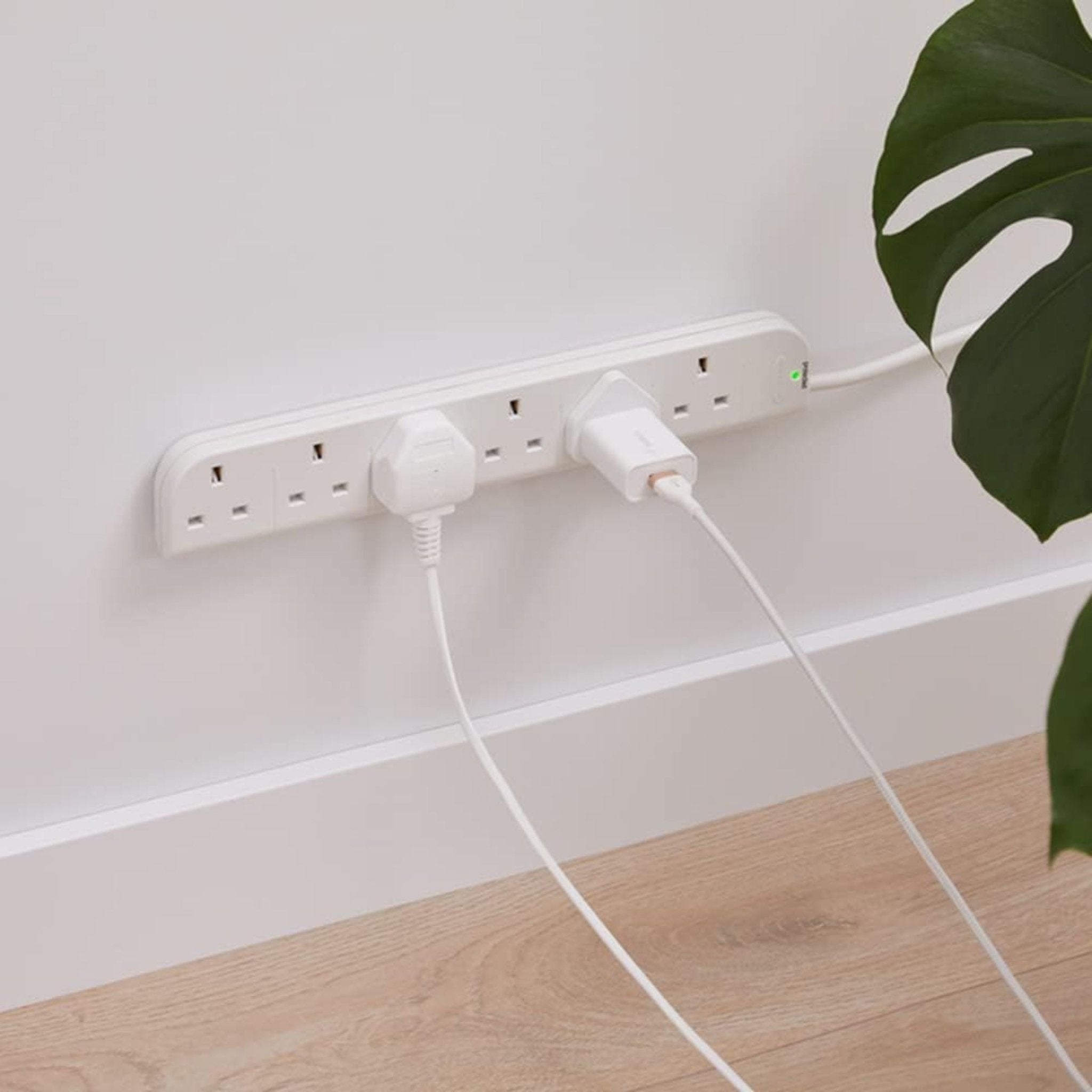 Belkin Surgestrip Surge Protector 6 Sockets 1M Cable