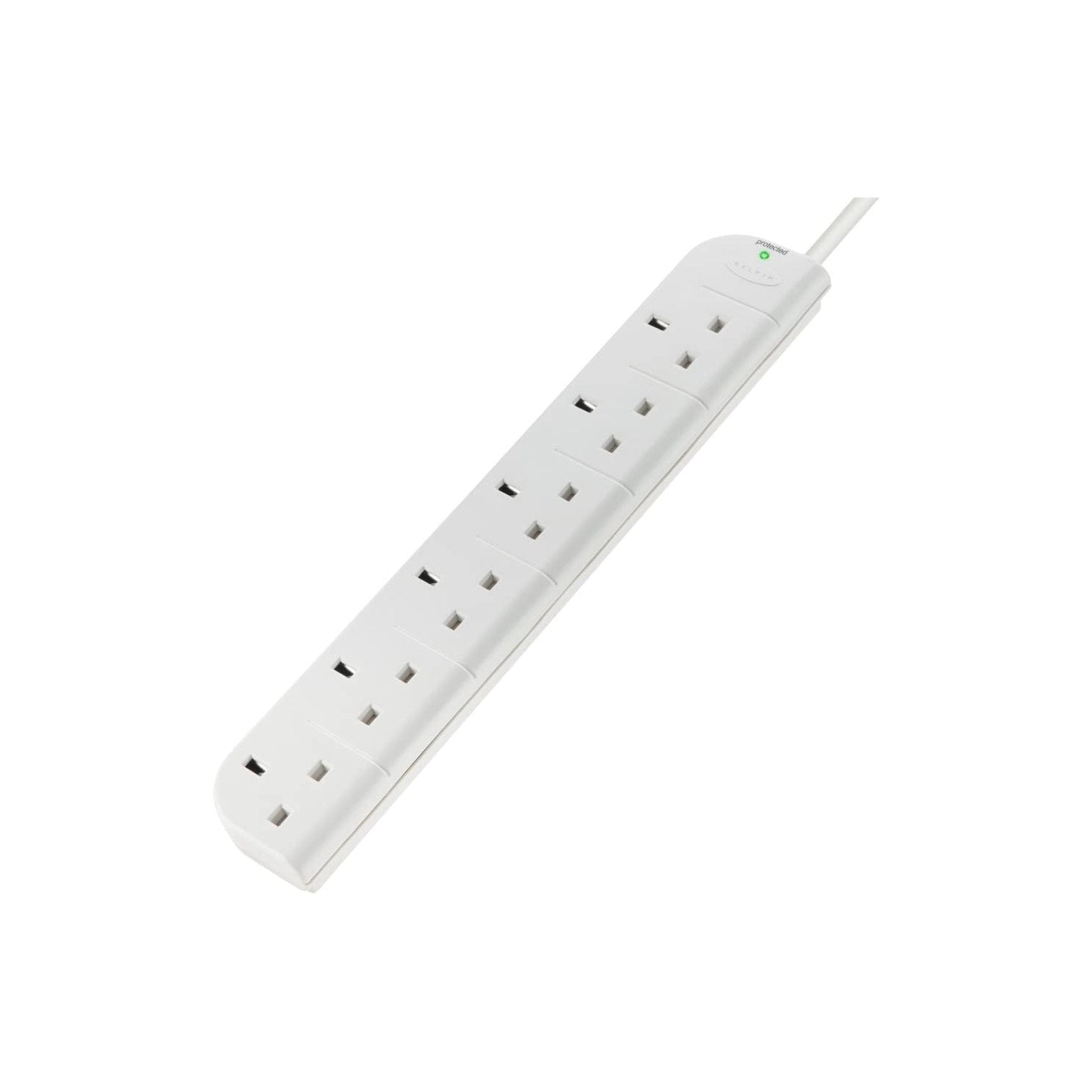 Belkin Surgestrip Surge Protector 6 Sockets 1M Cable