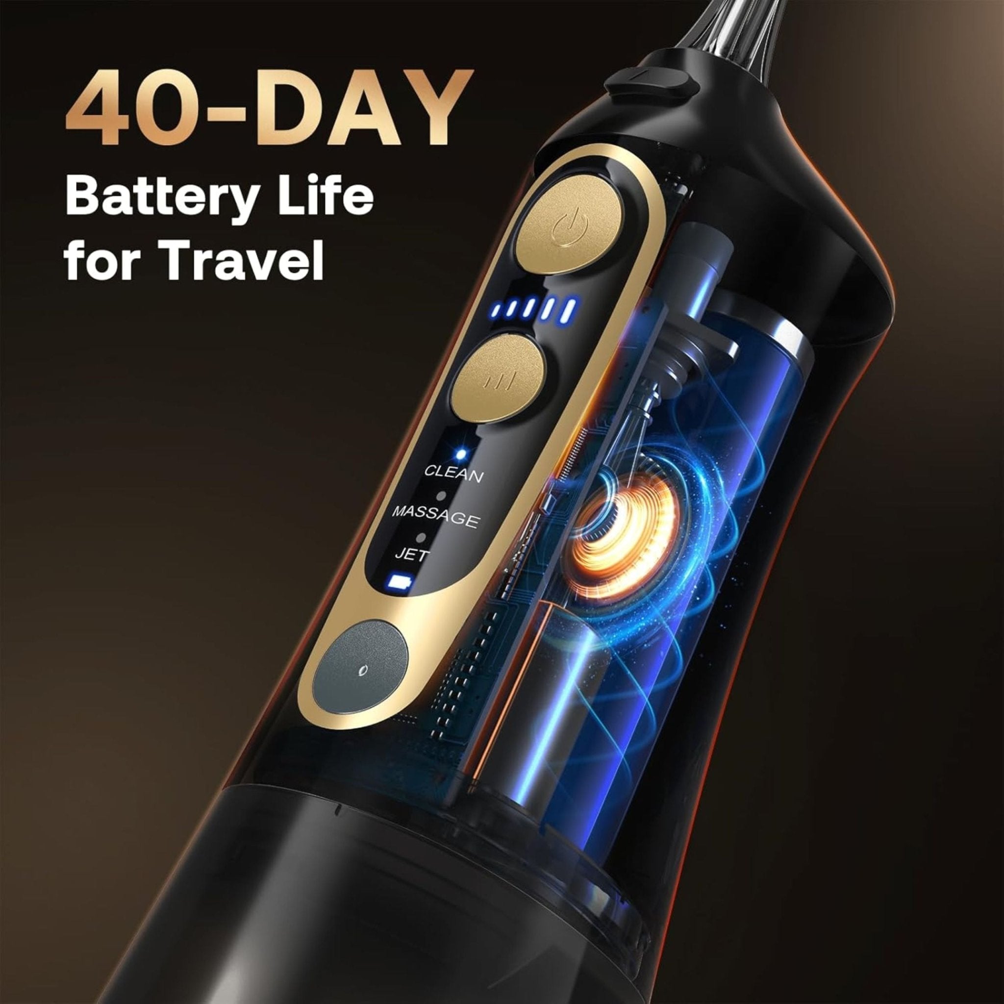 Bitvae Oral Care Cordless C6 Oral Irrigator - Black