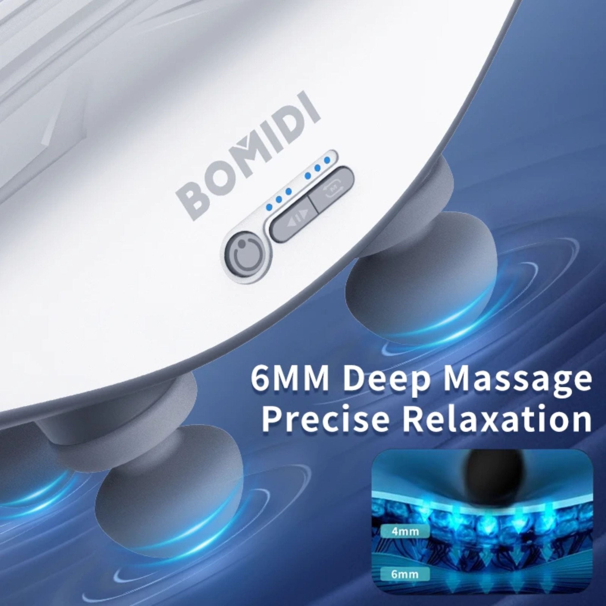 Bomidi Four Head Massager MG3 - White