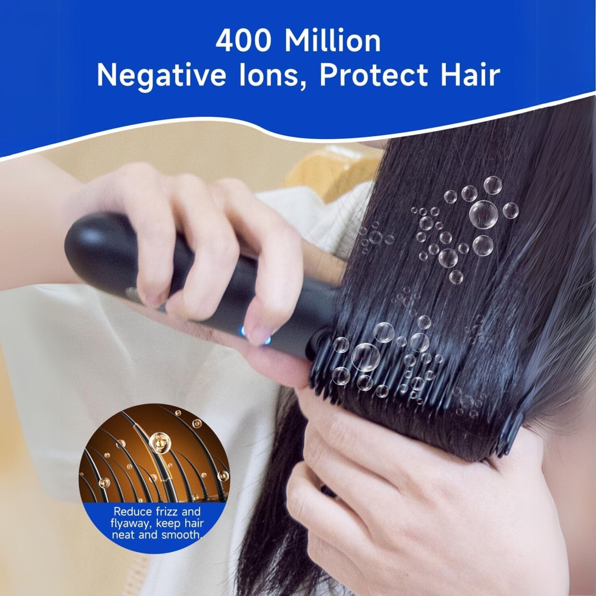 Bomidi Wireless Hair Straightner HB3