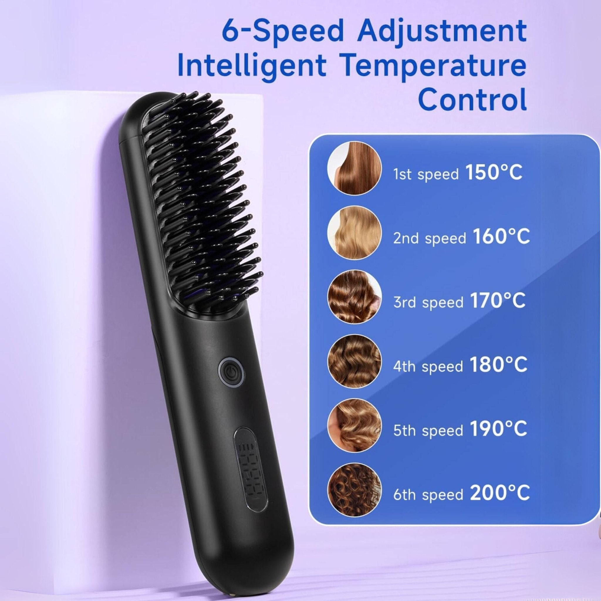Bomidi Wireless Hair Straightner HB3