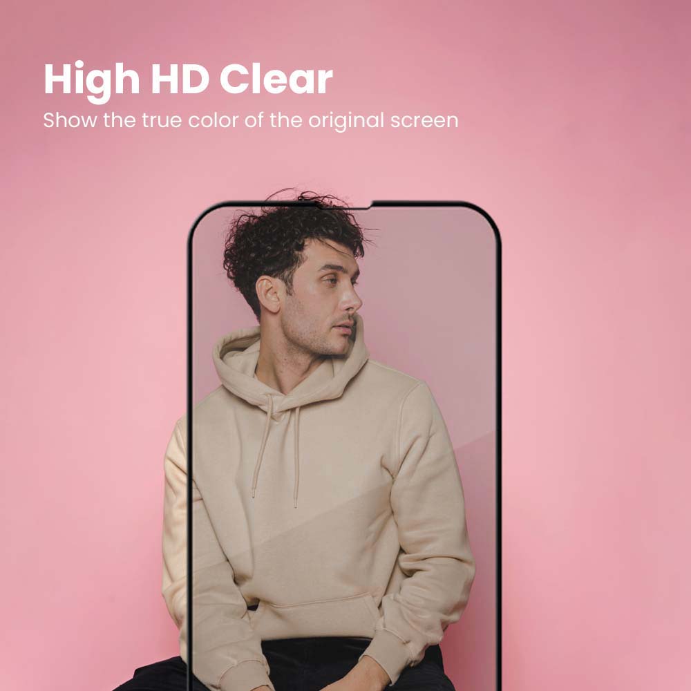 Brave Privacy Screen Protector for iPhone 15 Pro / 15 Pro Max , Impact & Scratch Protection SP-15P