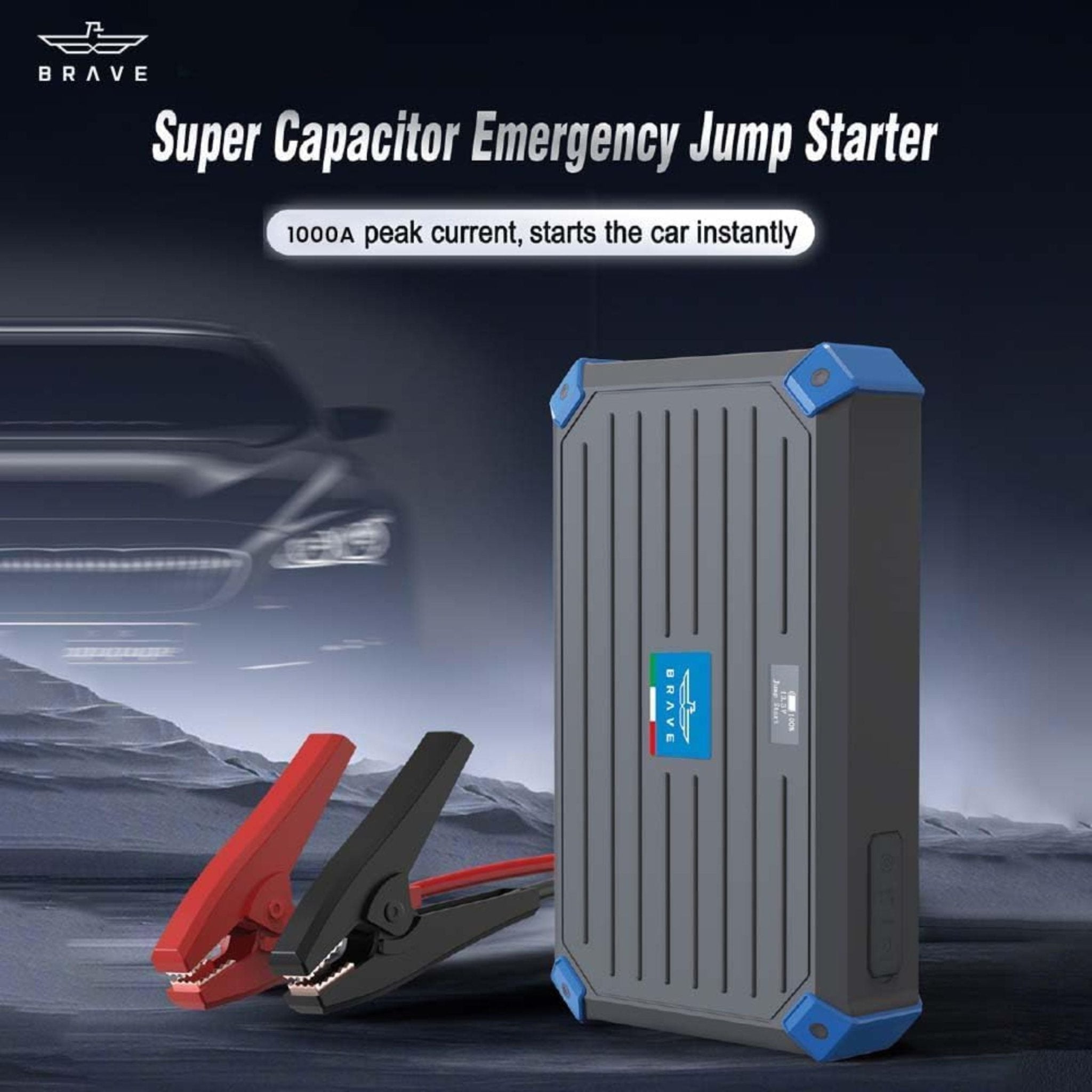 Brave Super Capacitor Jump Starter BJS-11 PRO - Black