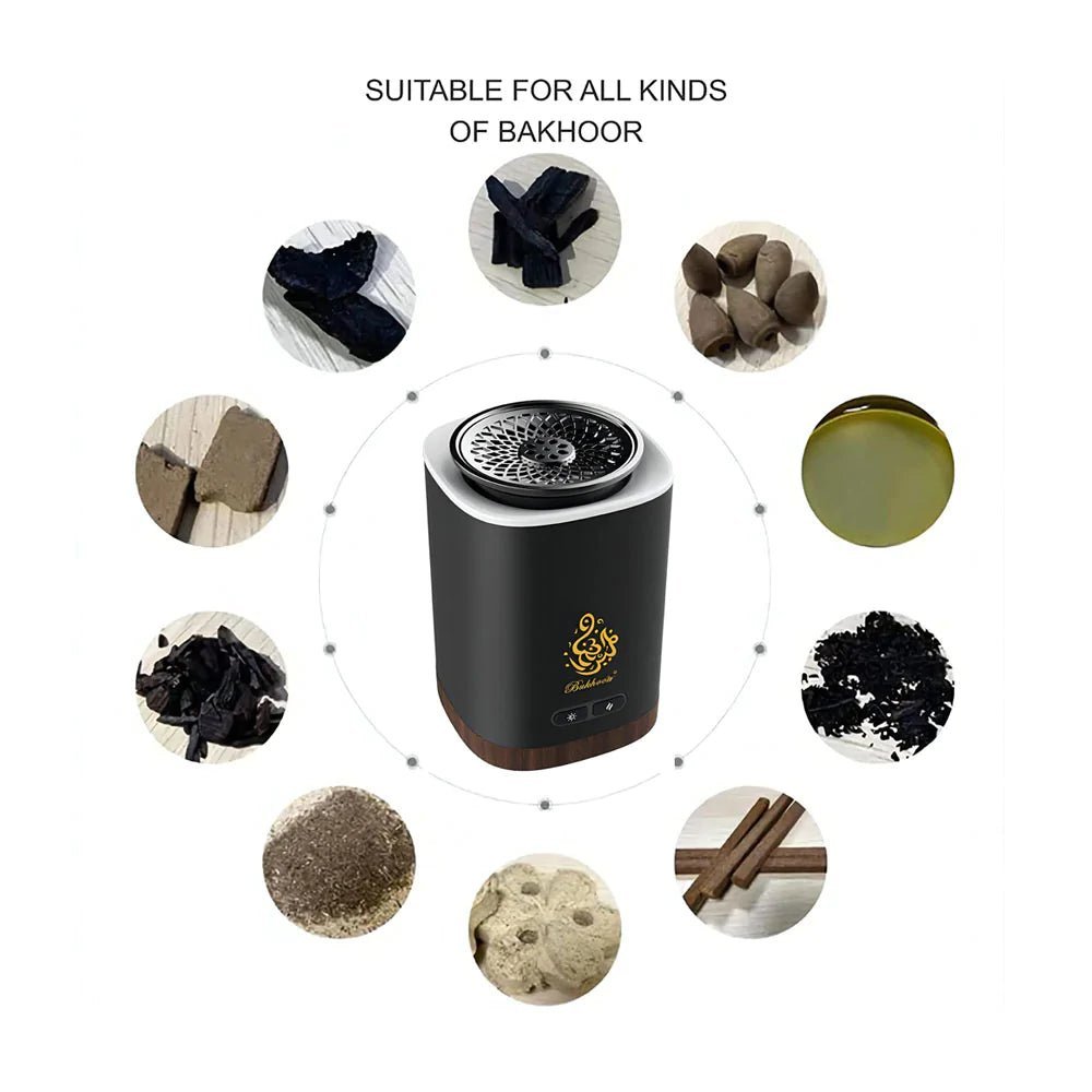 Bukhoor BK-17 With LIght - Black