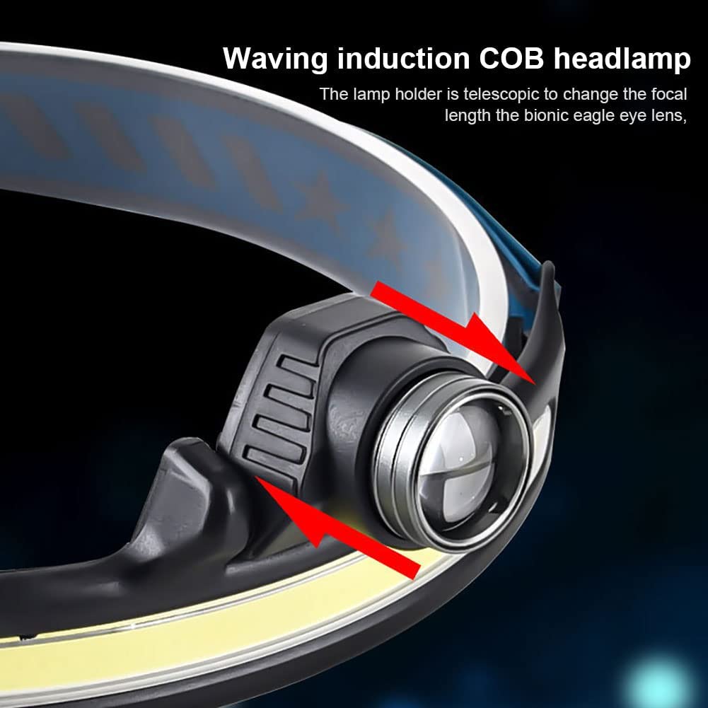 COB Floodlight Headlamp W678-2 - Black